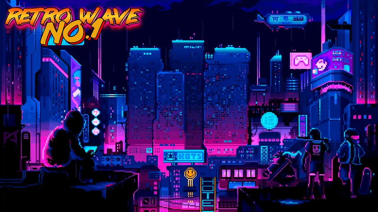 Retro Wave Sunrise Path Wallpapers