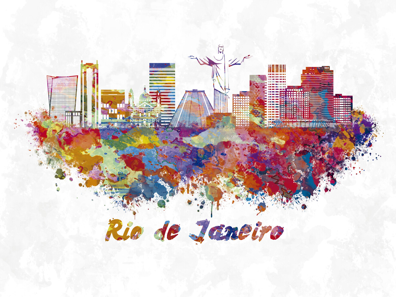 Rio De Janeiro Cityscape Artwork Wallpapers