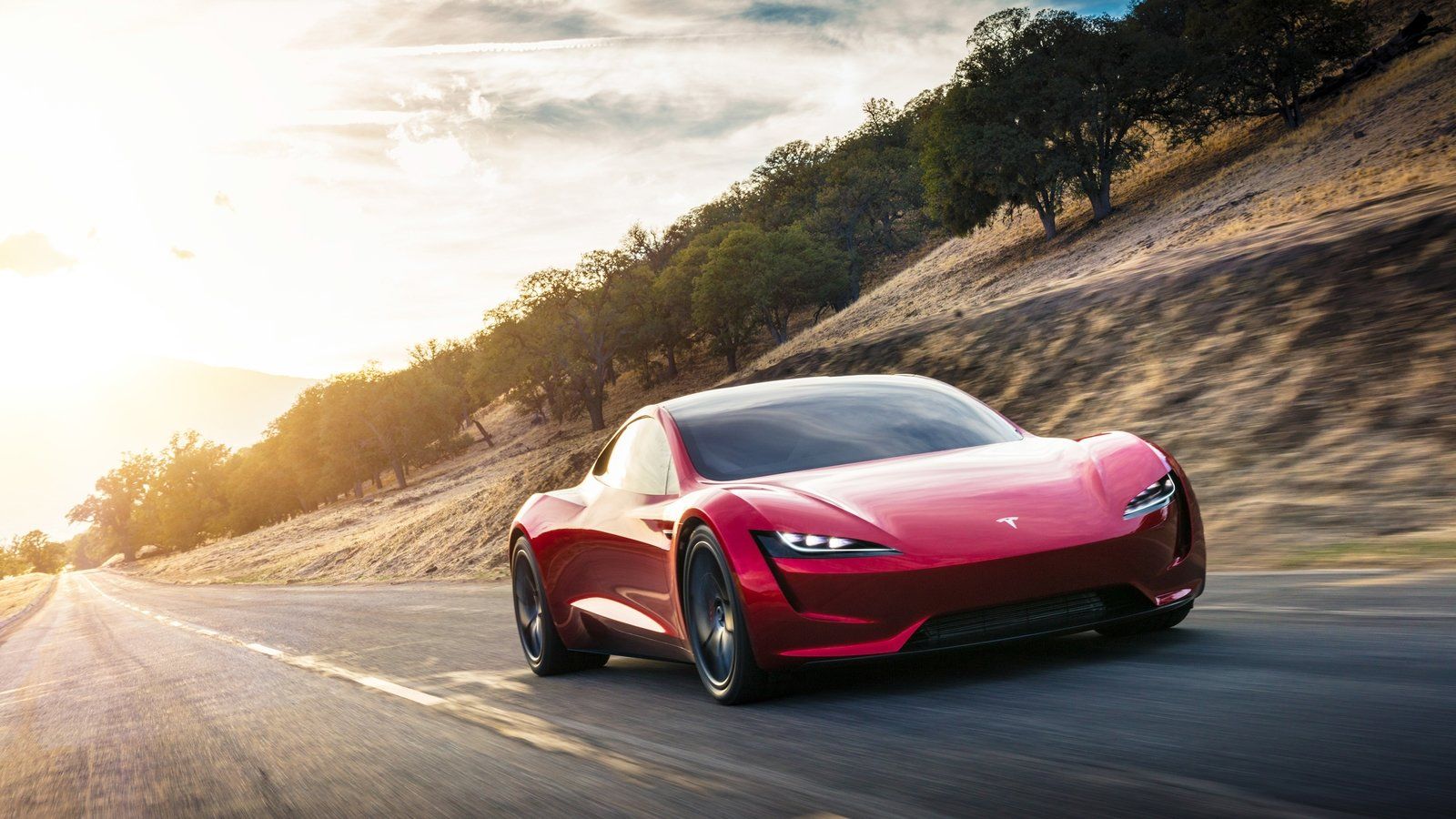 Roadster 2021 In Space Wallpapers