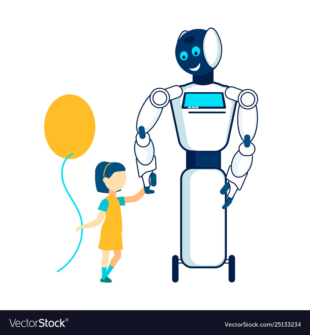 Robot And Child Friendship Wallpapers