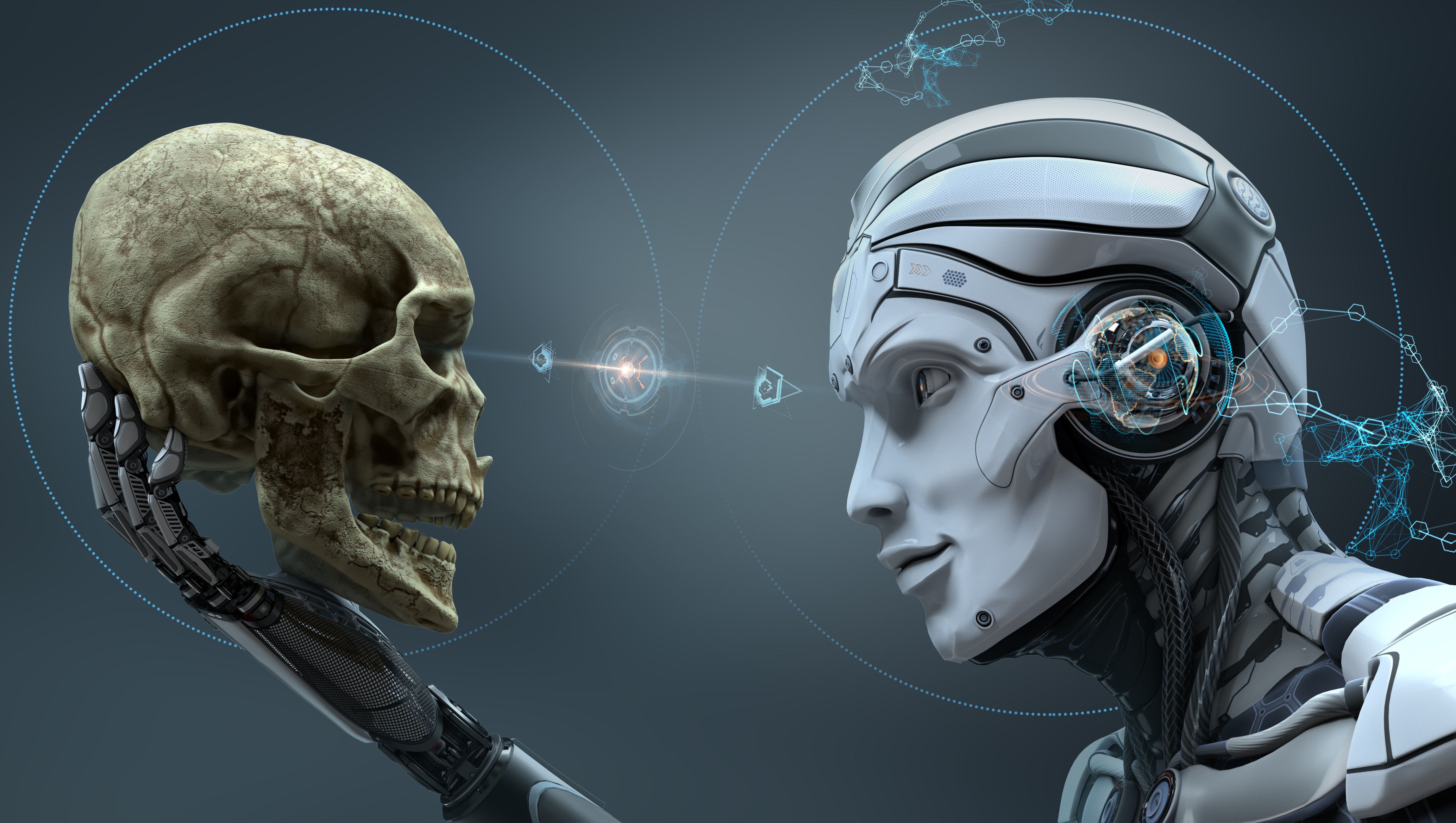 Robot Skull Wallpapers
