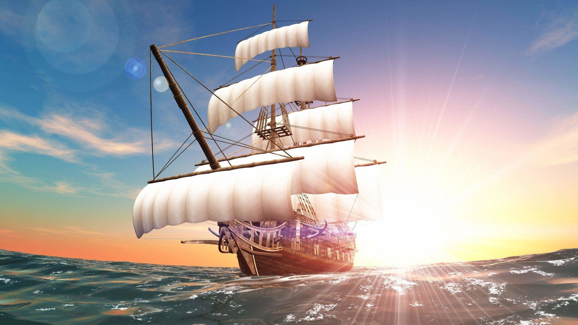 Sailing Ship Art Wallpapers