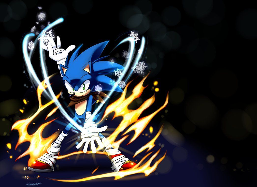 Shadow The Hedgehog Fireart Wallpapers