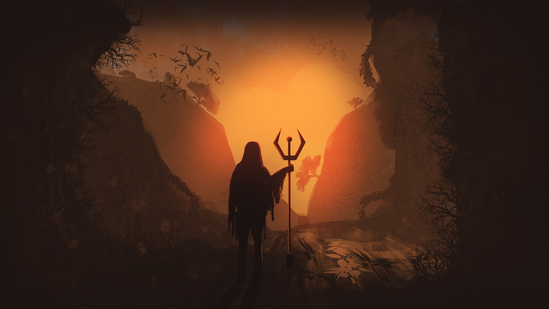 Shamanism Silhouette Wallpapers