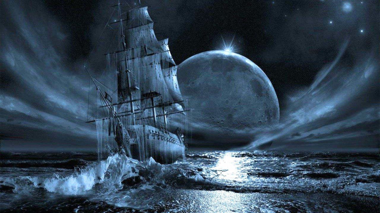 Ship On The Ocean Artistic Wallpapers