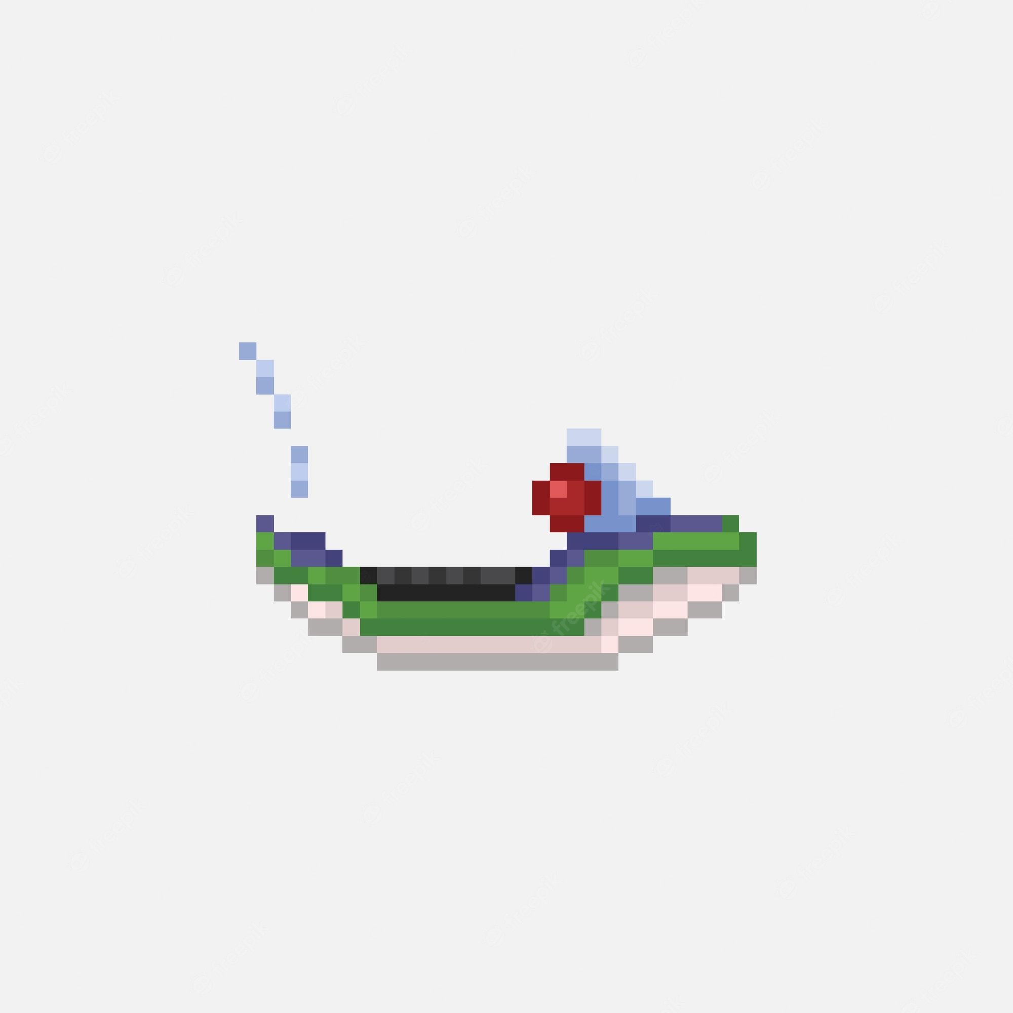 Skiing In Space Pixel Art Wallpapers