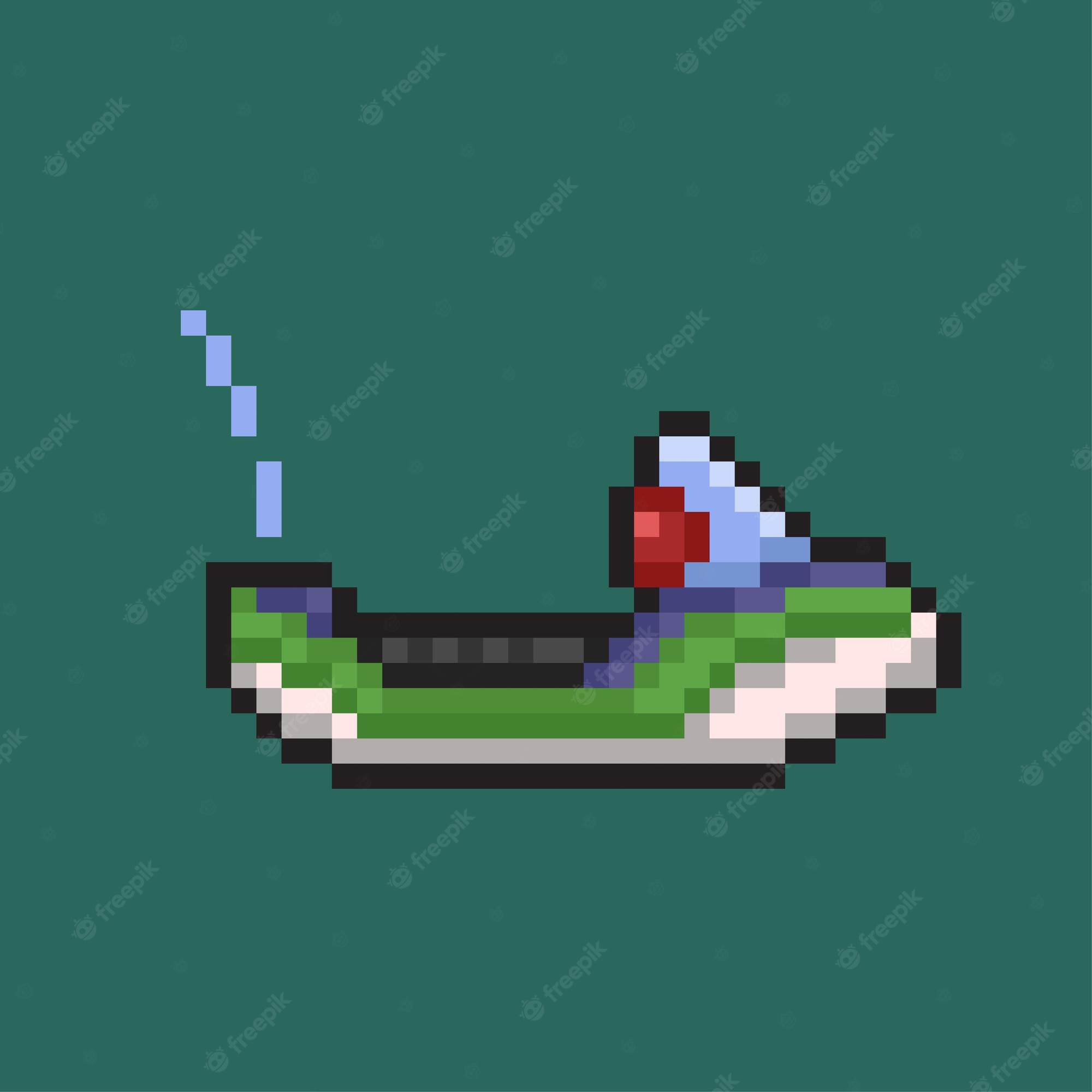 Skiing In Space Pixel Art Wallpapers