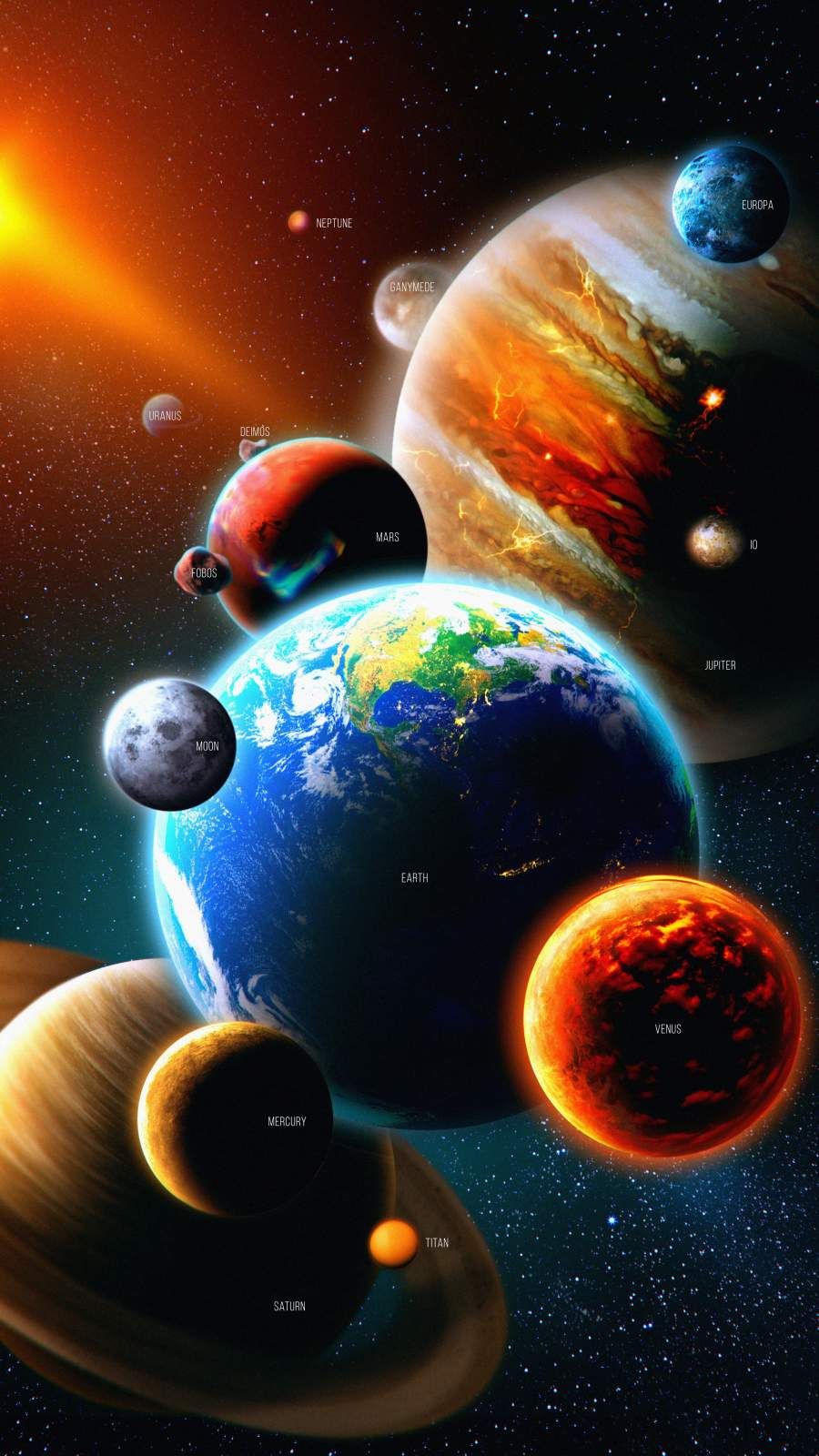 Space And The World Artwork Wallpapers