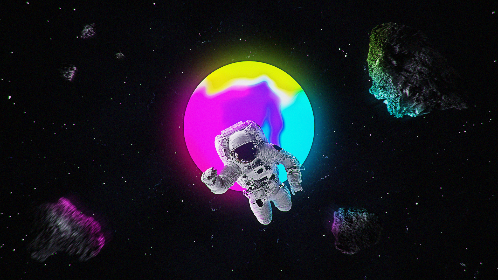 Space Man Artistic Galaxy Wallpapers