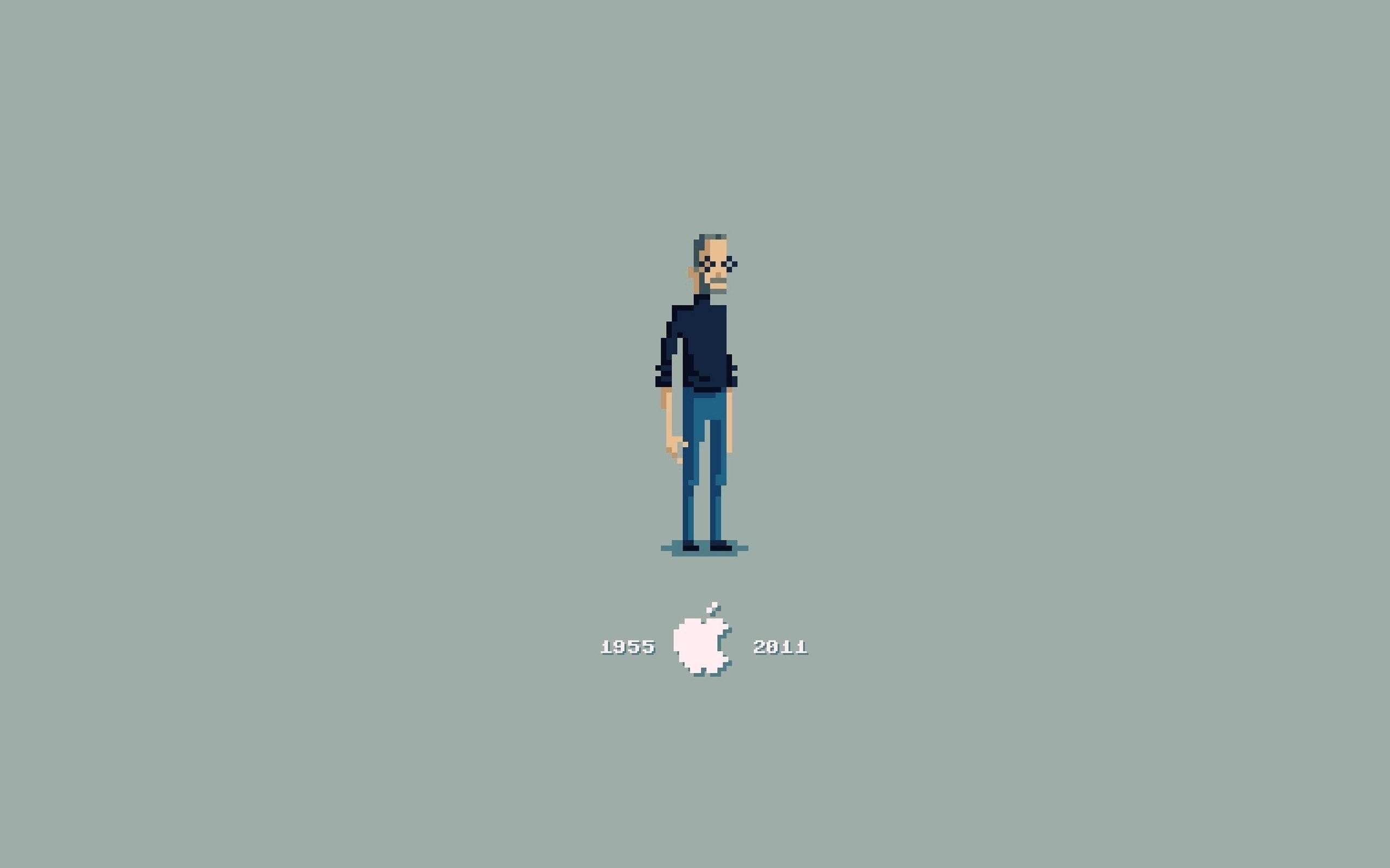 Steve Jobs Blue Face Art Wallpapers