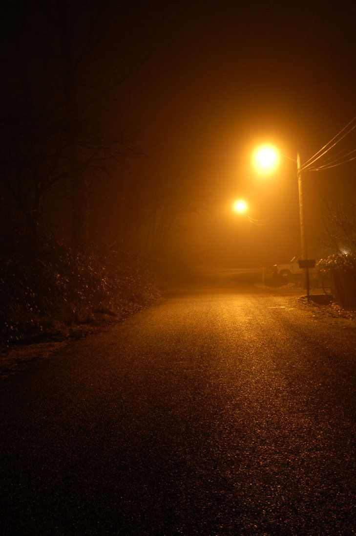 Street Lights In Fog Wallpapers