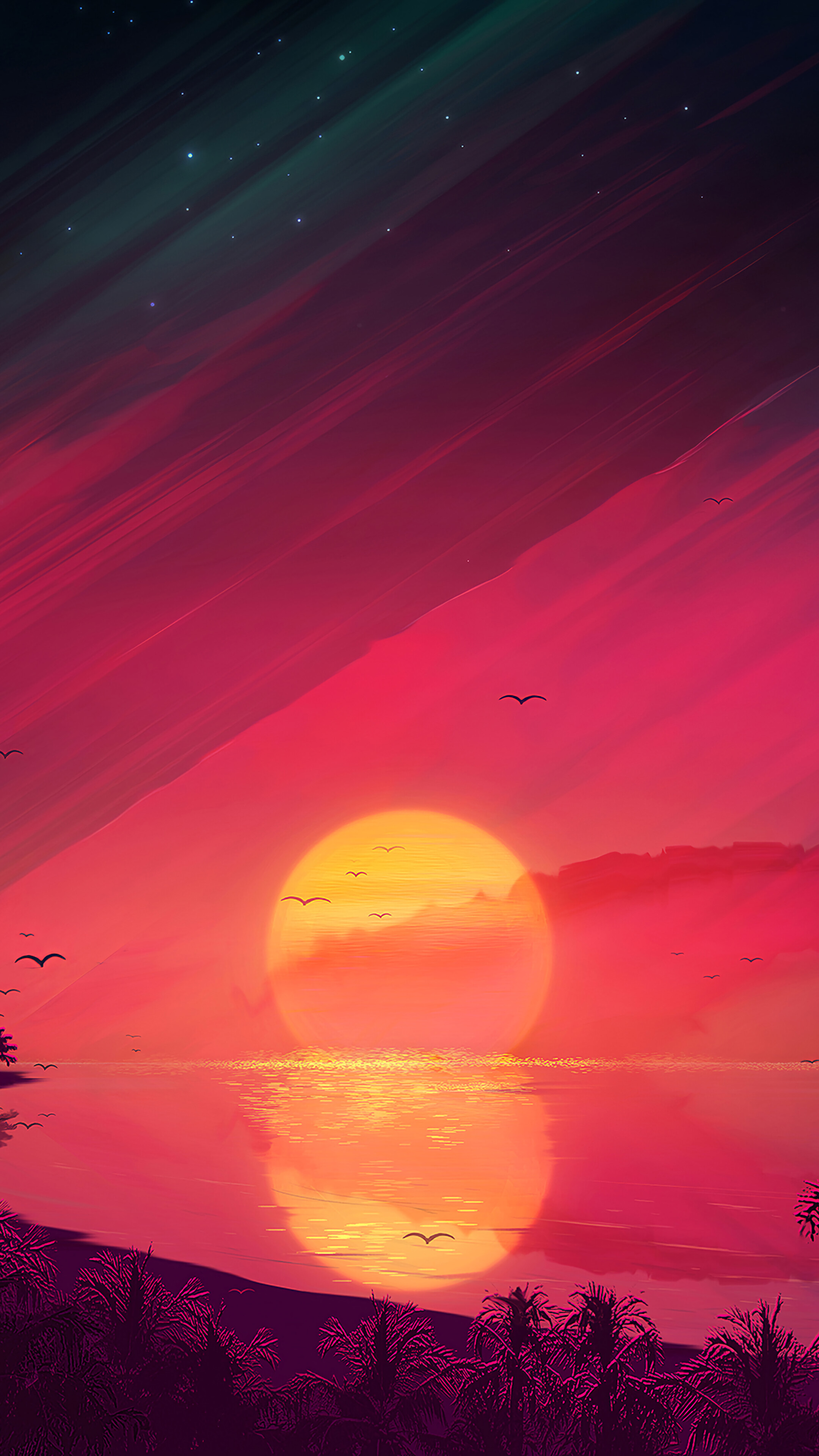 Sunset Artistic Landscape 4K New Wallpapers