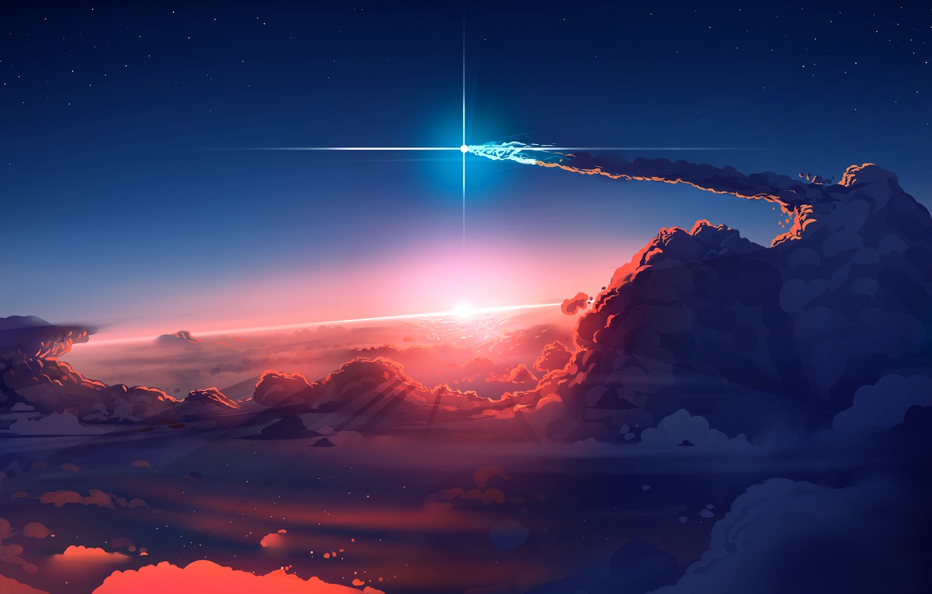 Sunset Painting Artwork Wallpapers