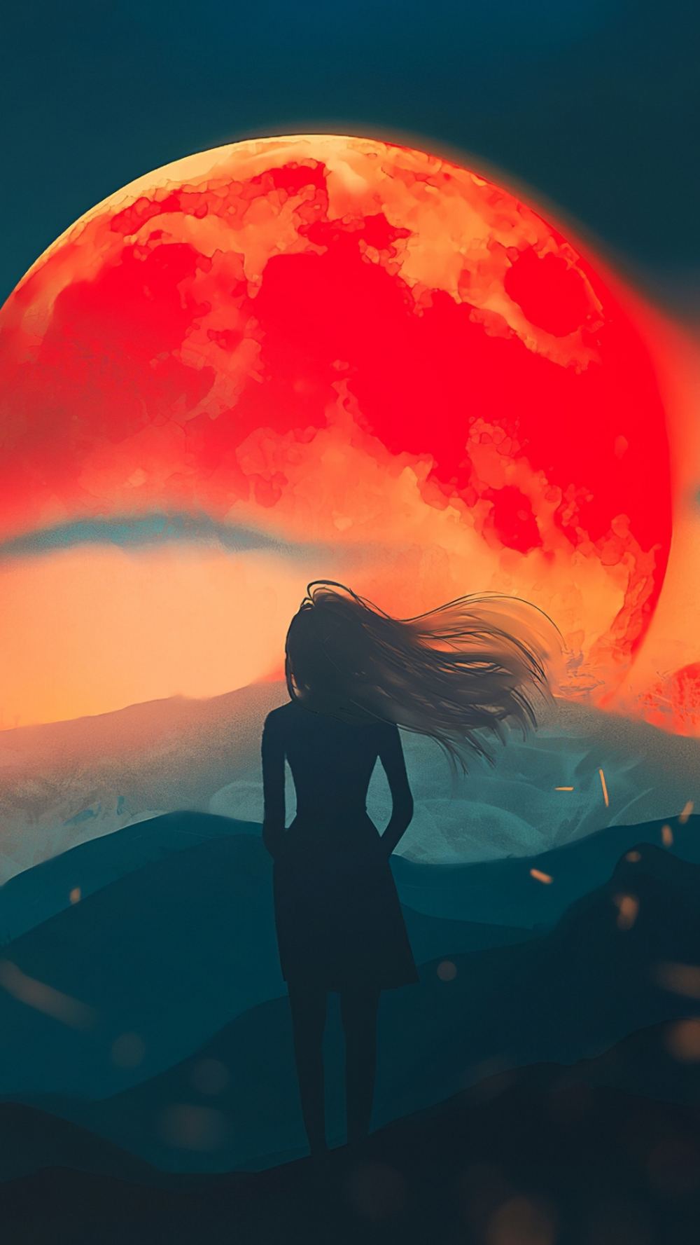 Sunset Painting Artwork Wallpapers