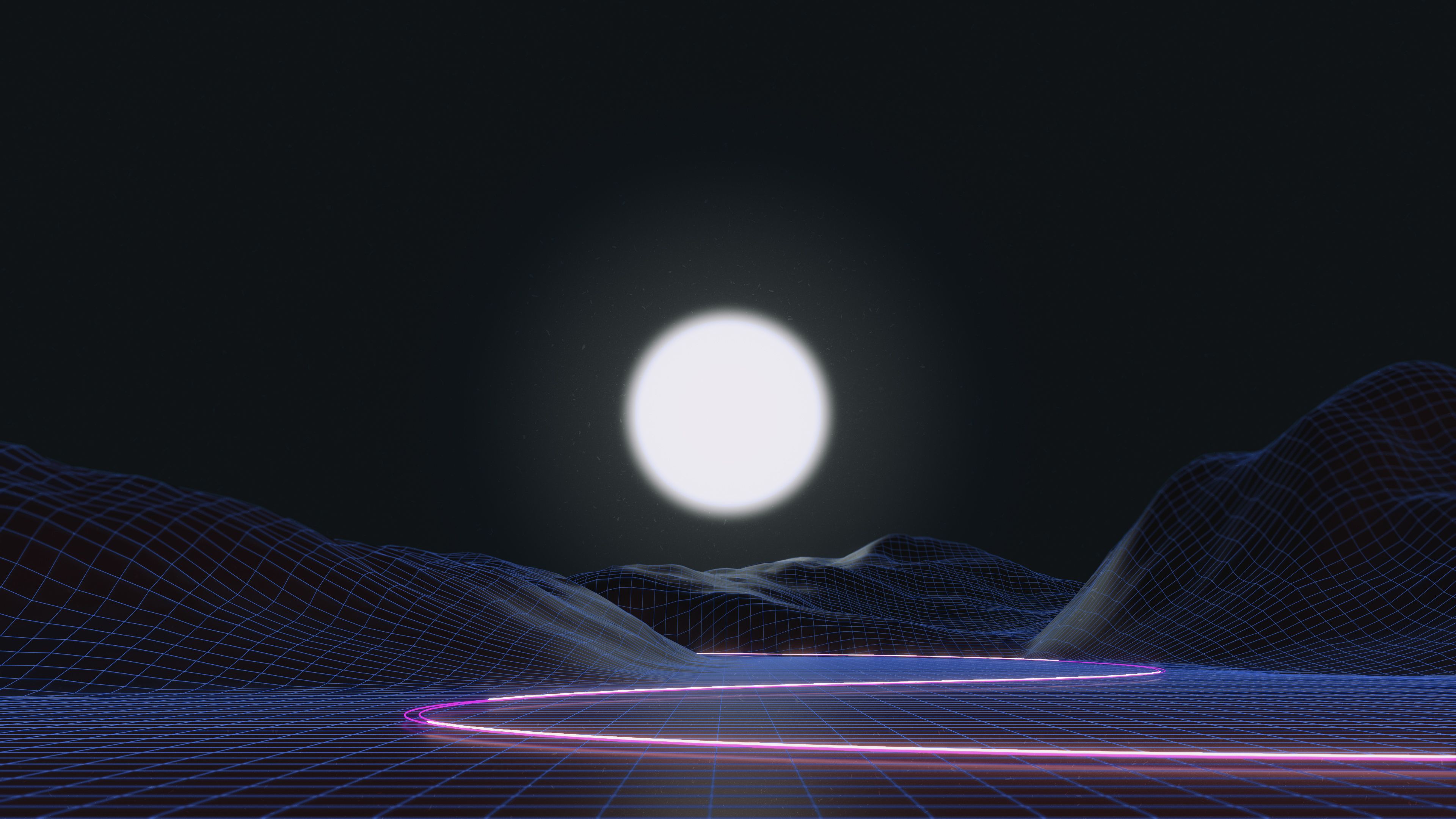 Synthwave Hd Alone Artistic Wallpapers