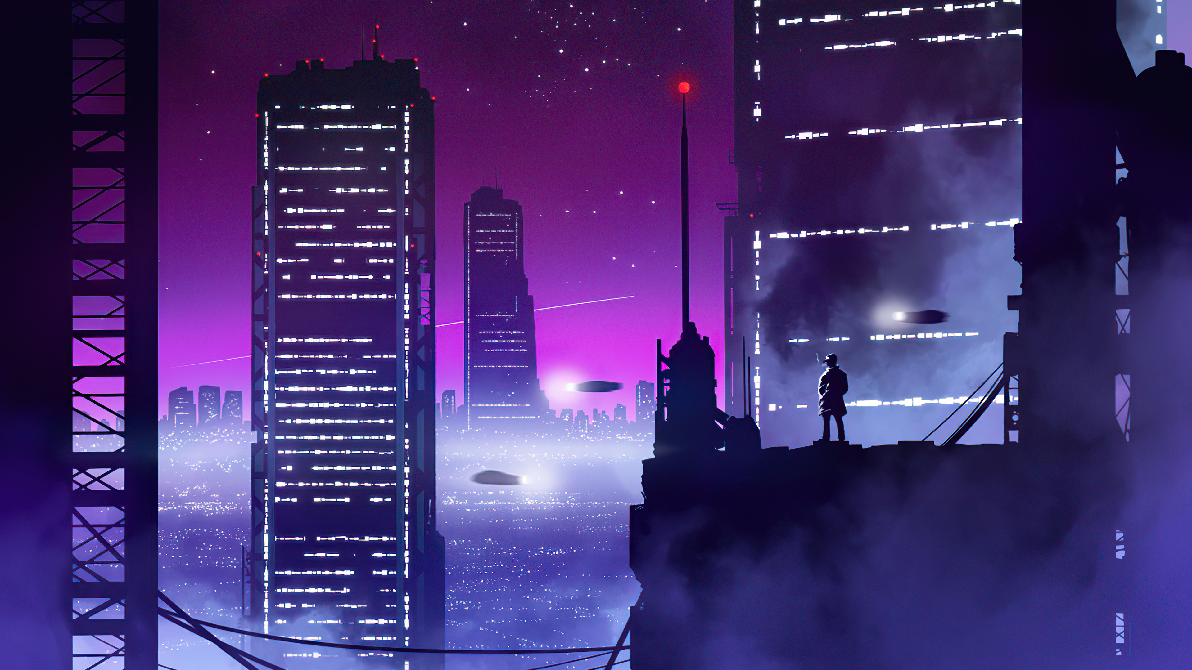 Synthwave Hd Alone Artistic Wallpapers