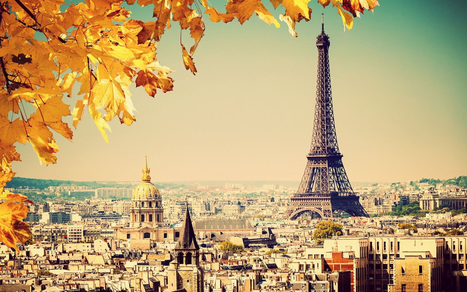 The Eiffel Tower Paris View Through An Open Window Wallpapers