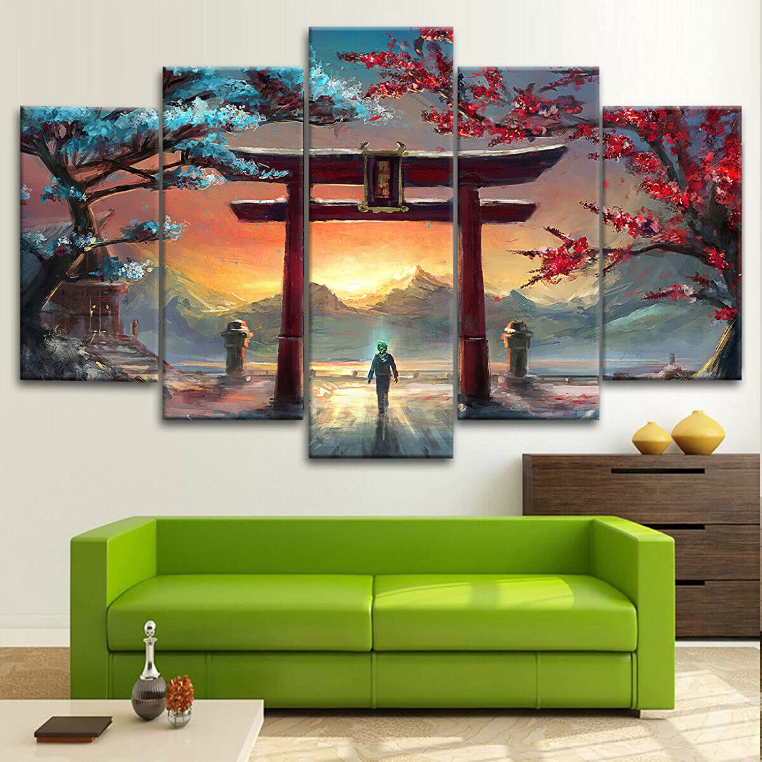 Torii Gate Paint Art Wallpapers