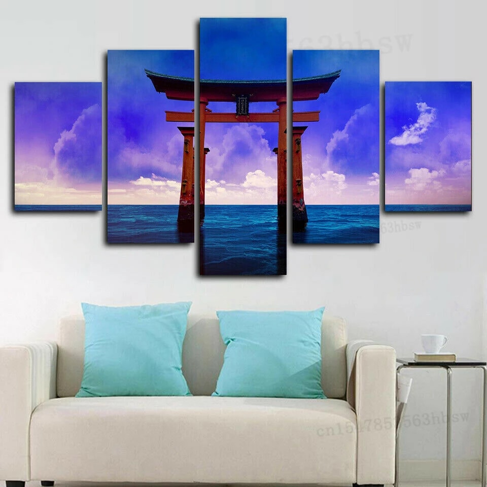 Torii Gate Paint Art Wallpapers