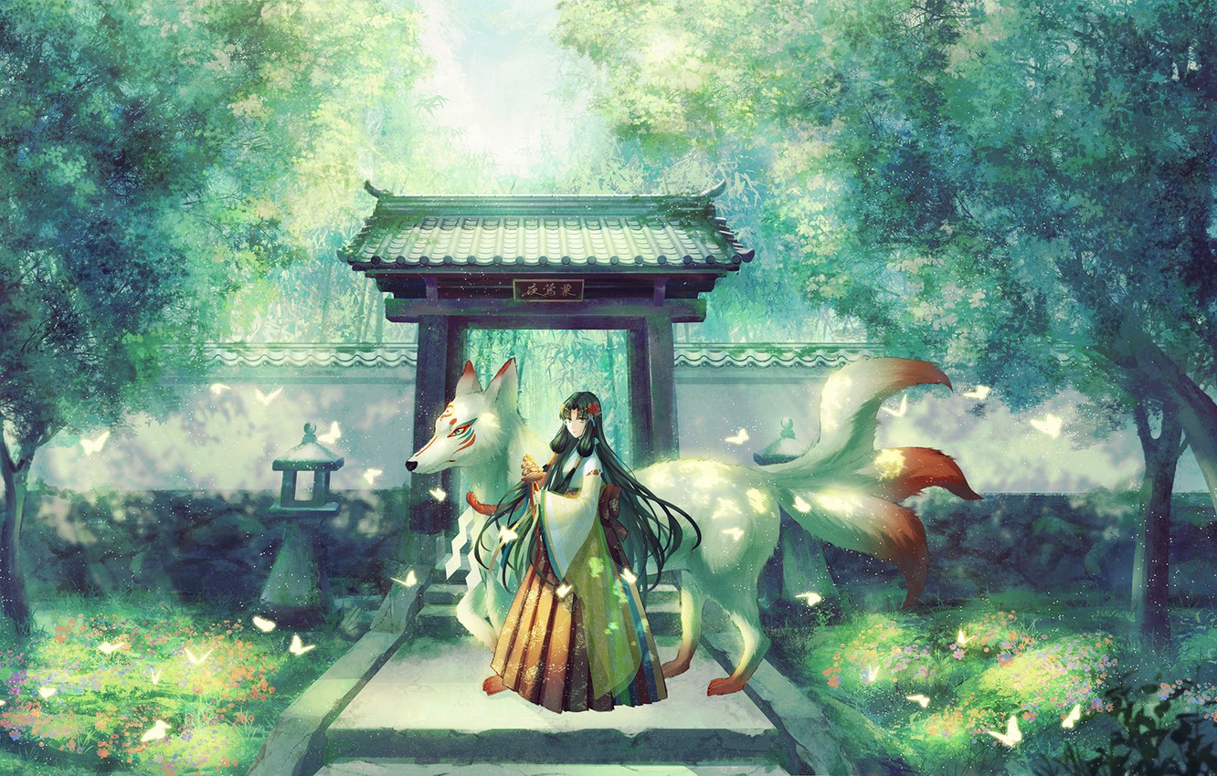 Torii Gate Paint Art Wallpapers