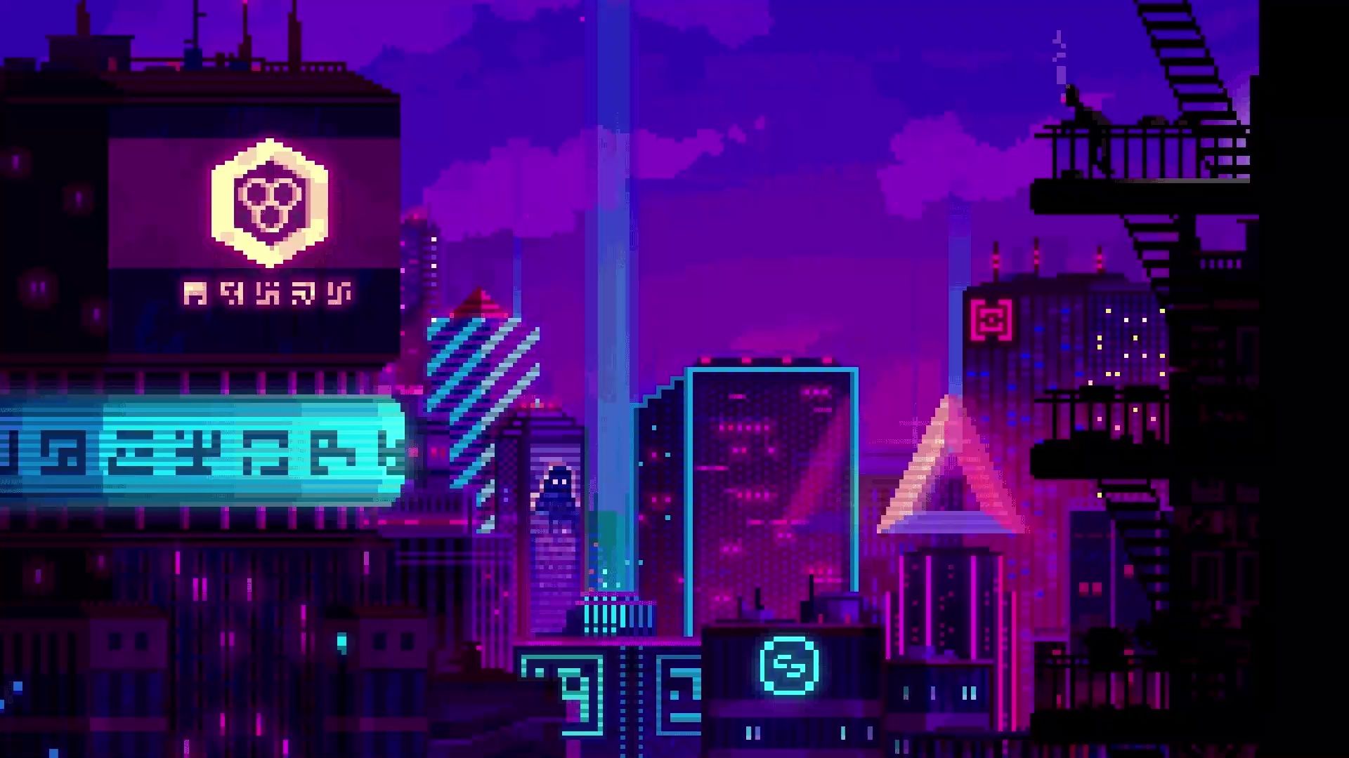 Town 8 Bit Wallpapers