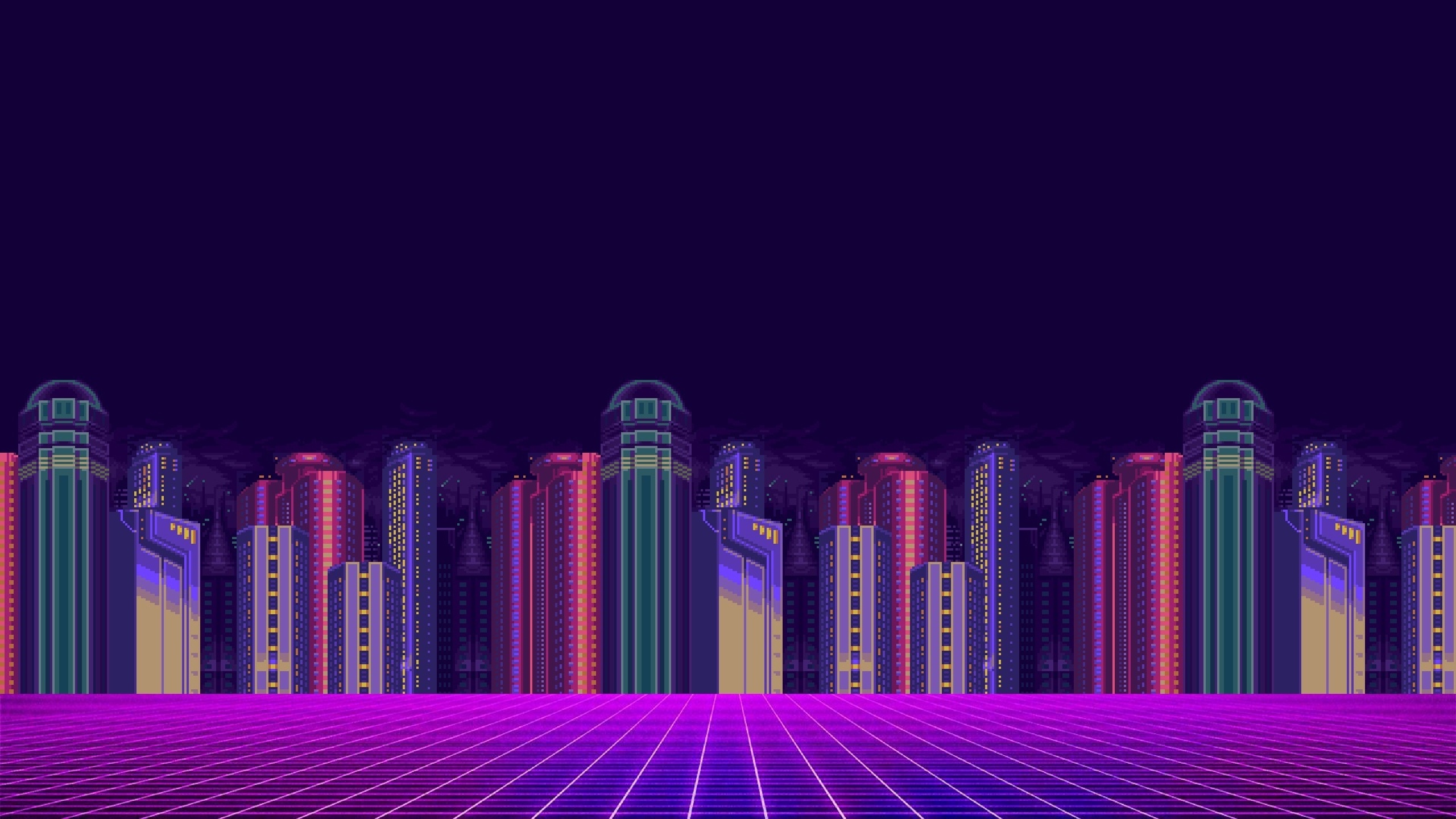 Town 8 Bit Wallpapers