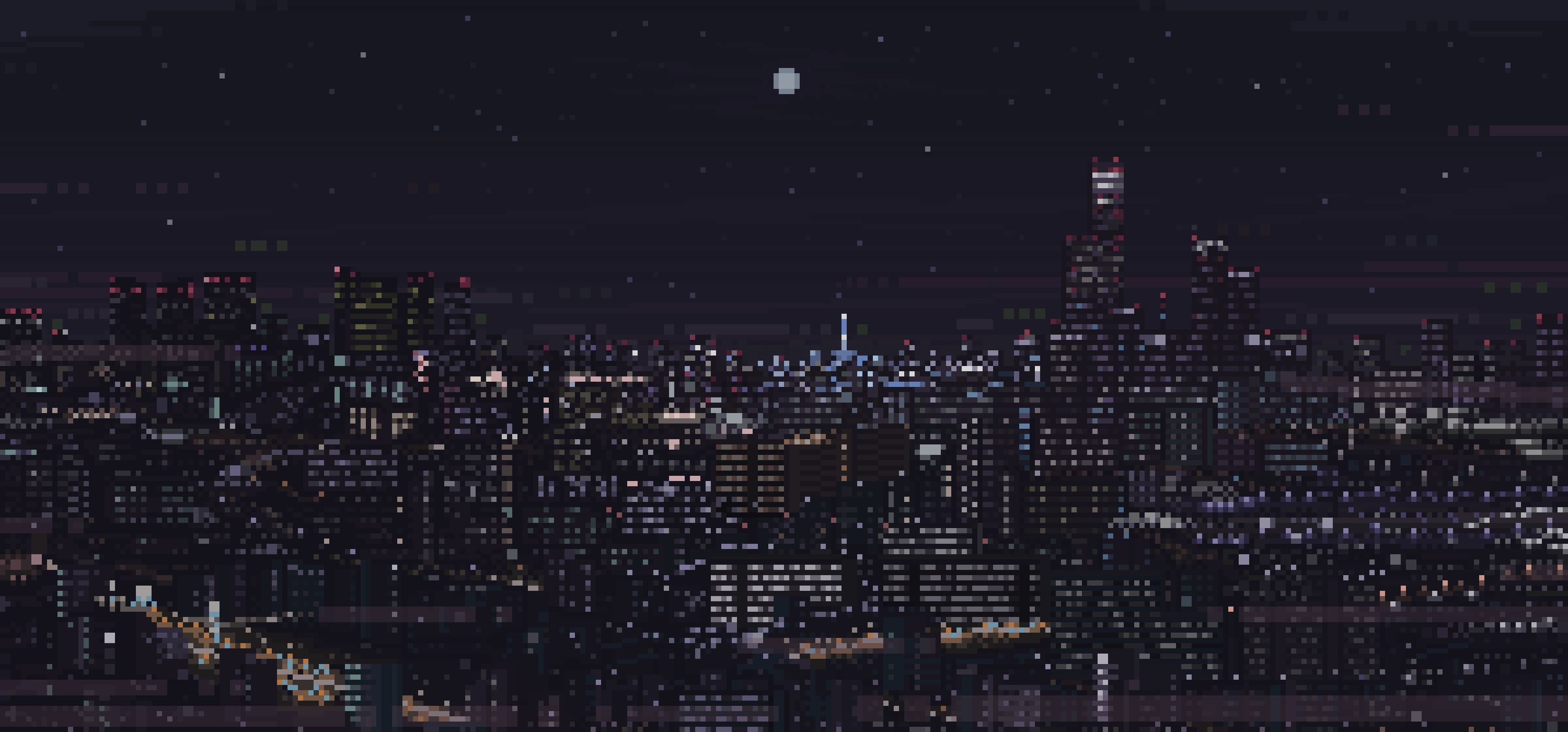 Town 8 Bit Wallpapers