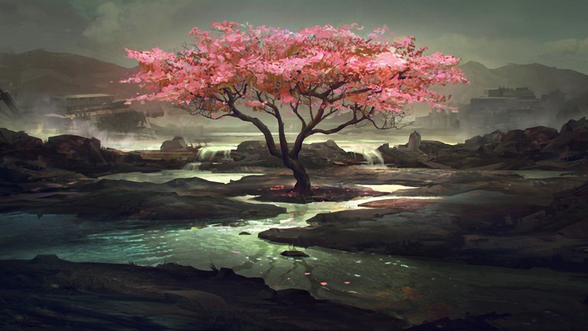 Trees Fantasy Art Wallpapers