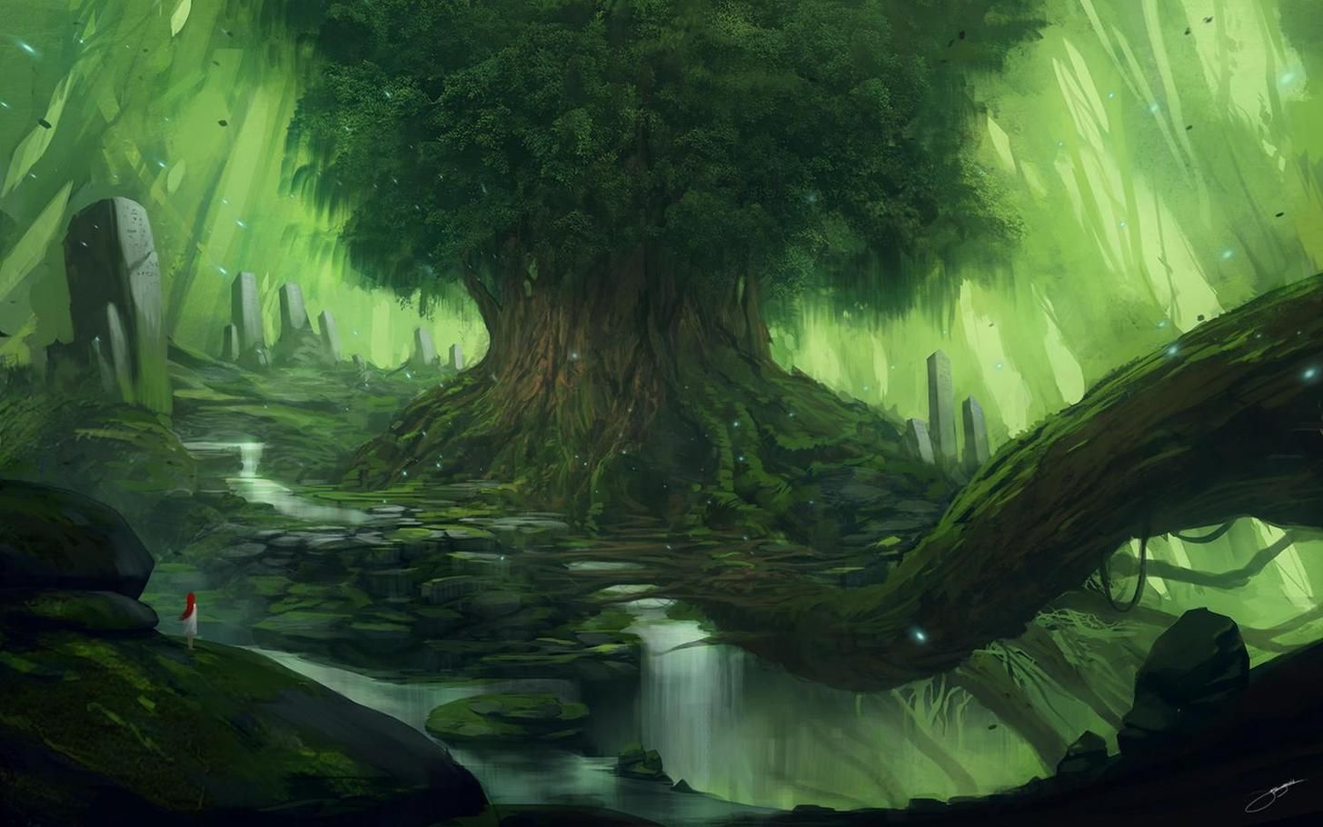 Trees Fantasy Art Wallpapers