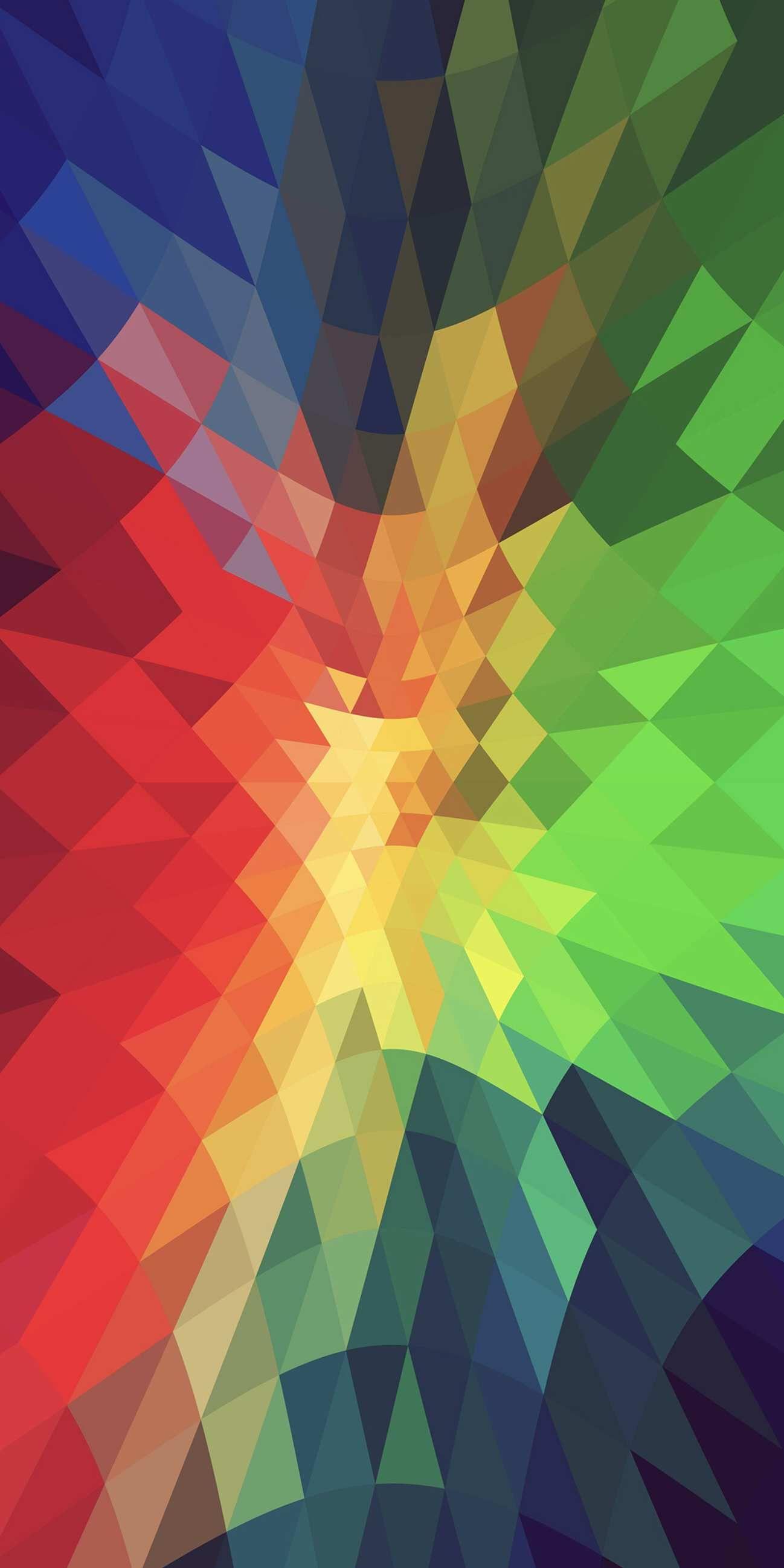 Triangle Colorful Pattern Wallpapers