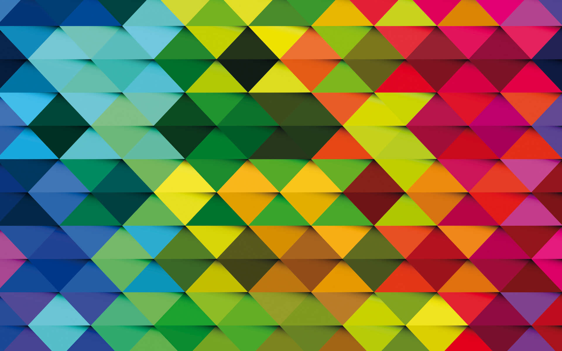 Triangle Colorful Pattern Wallpapers