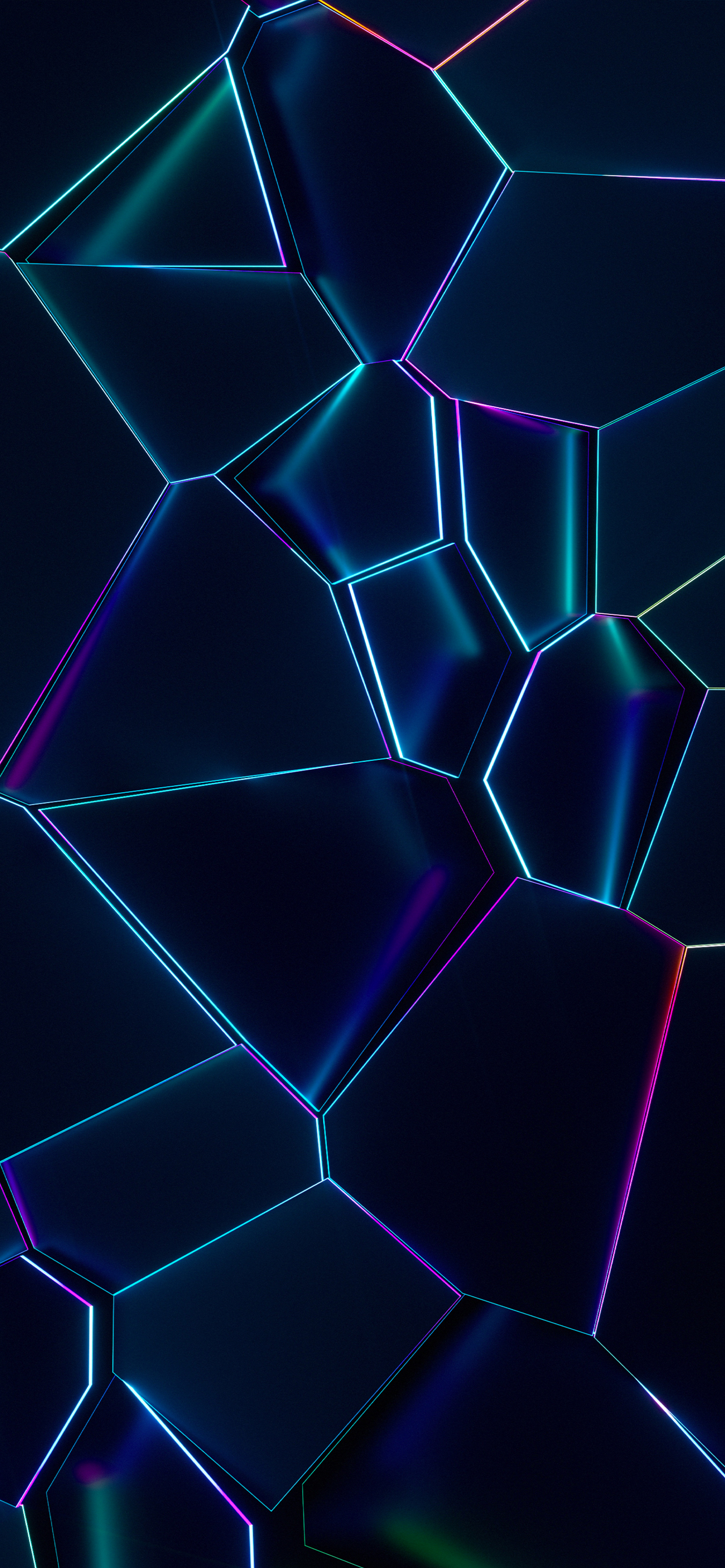 Triangle Geometric Blue Amoled Art 5K Wallpapers