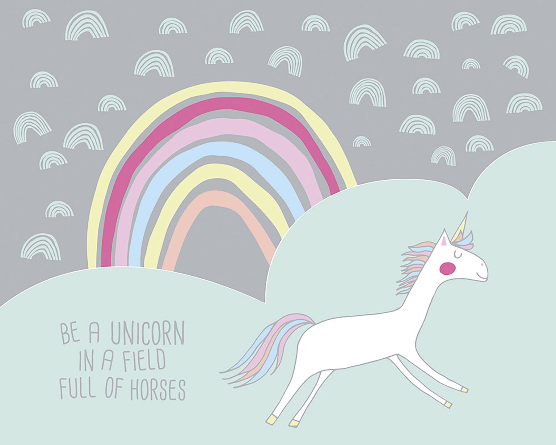 Unicorn In Field Wallpapers