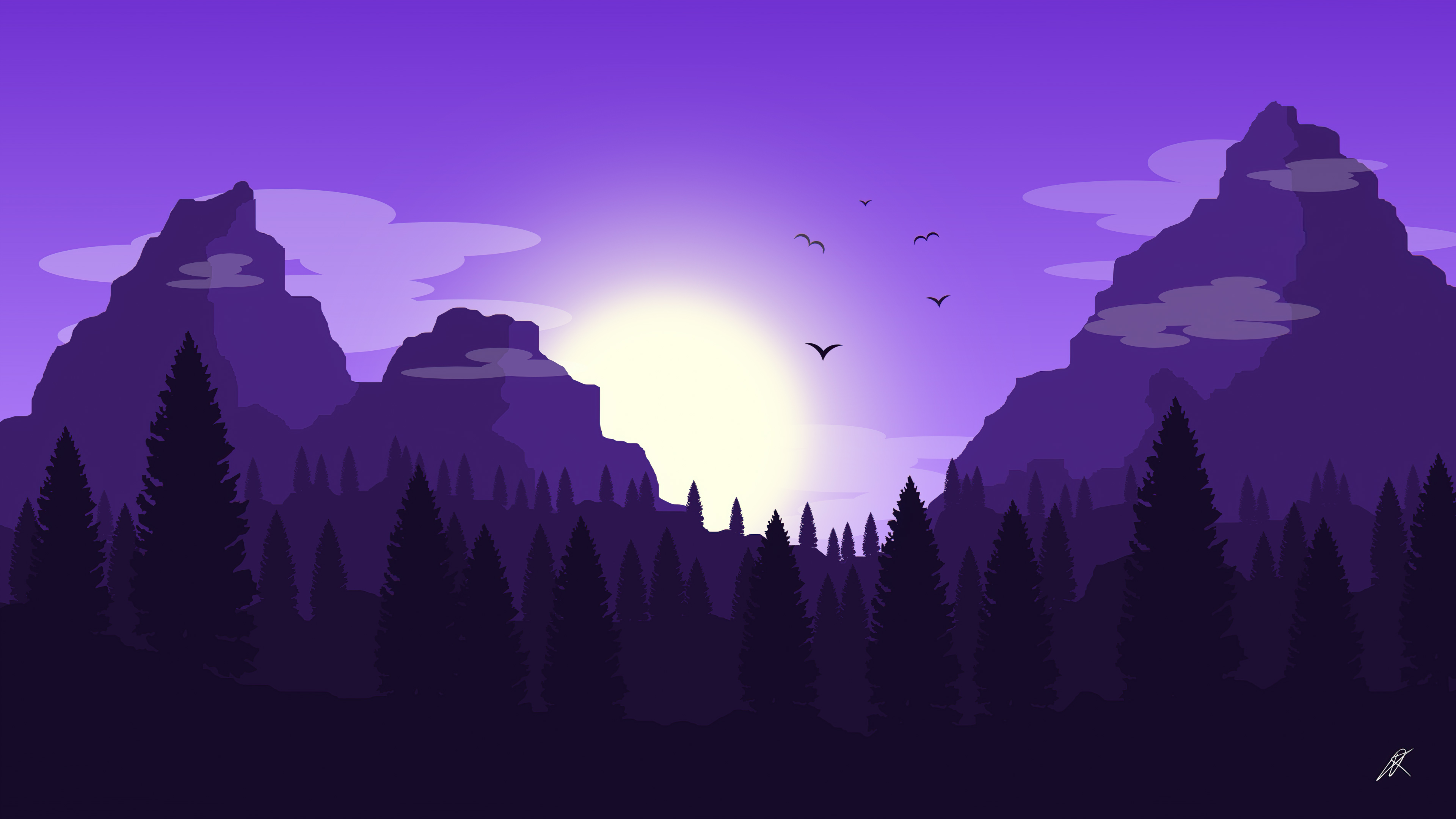 Vector Landscape Wallpapers