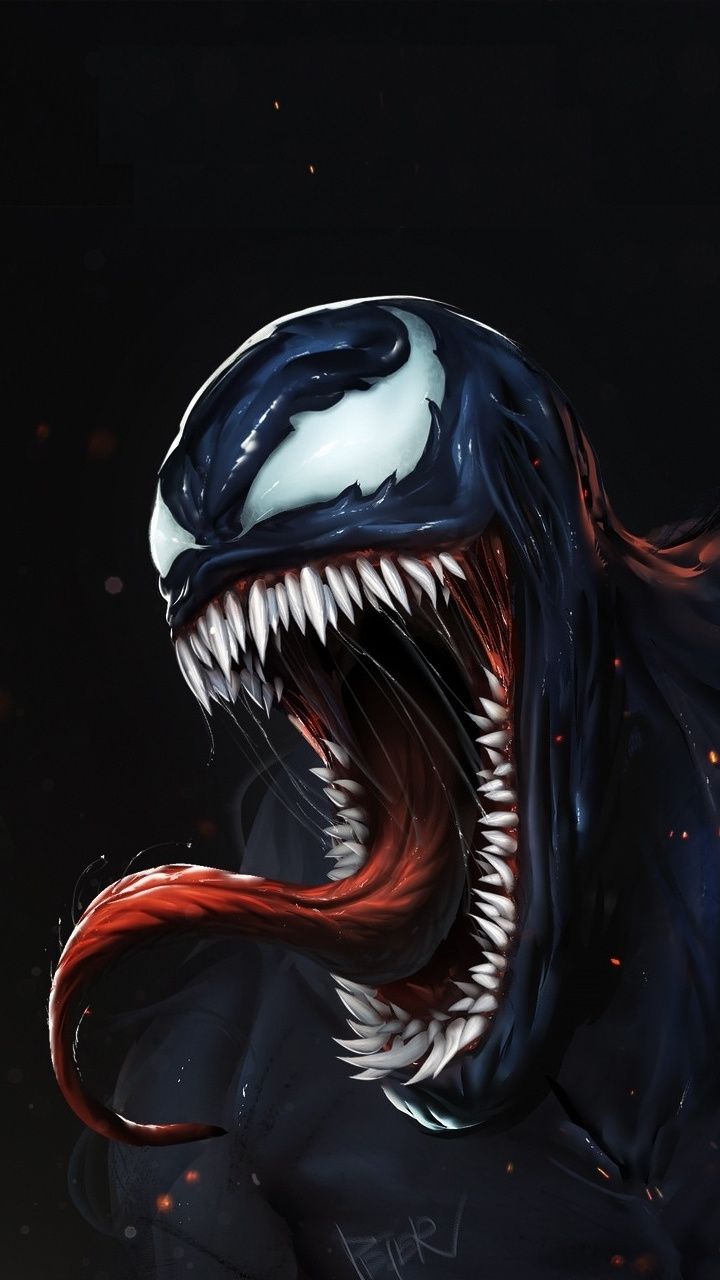 Venom Comic Cartoon Art Wallpapers