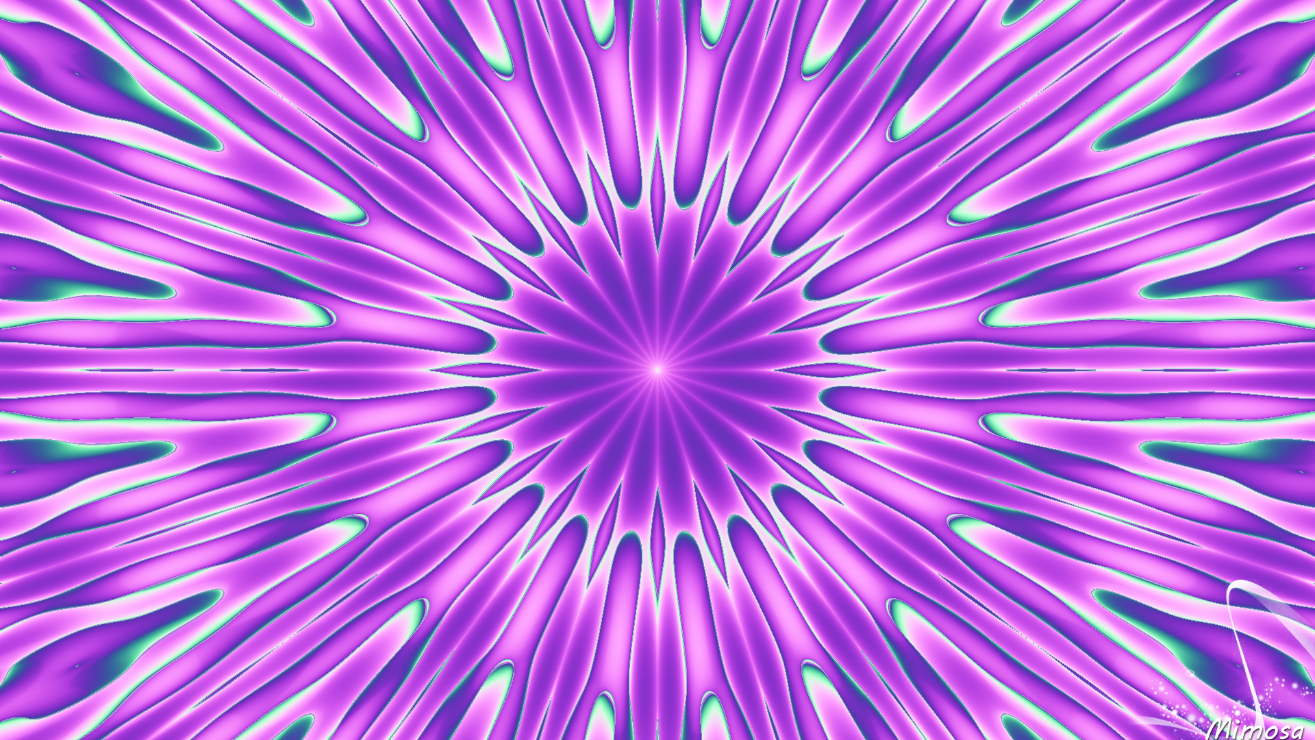 Violet Kaleidoscope Digital Art Wallpapers