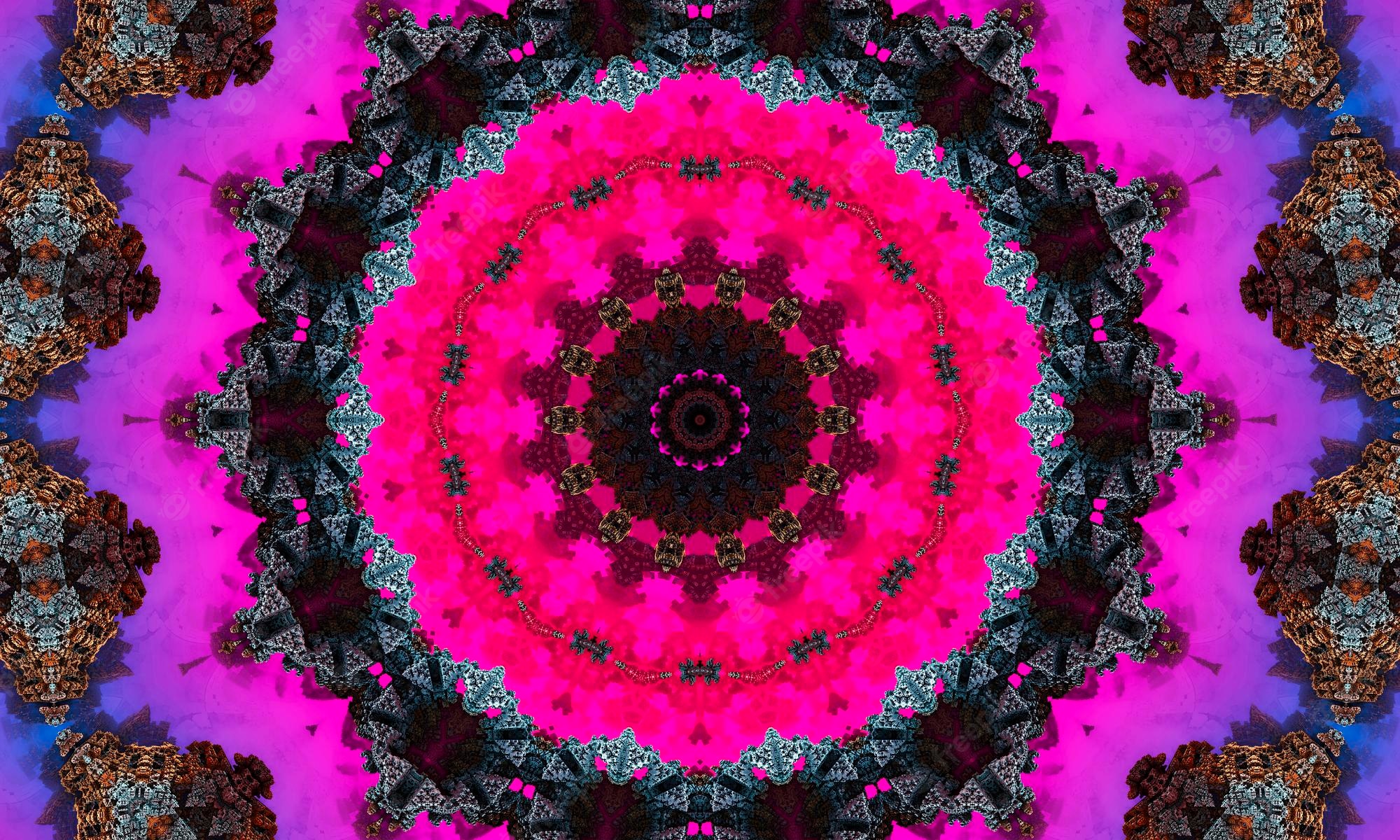 Violet Kaleidoscope Digital Art Wallpapers