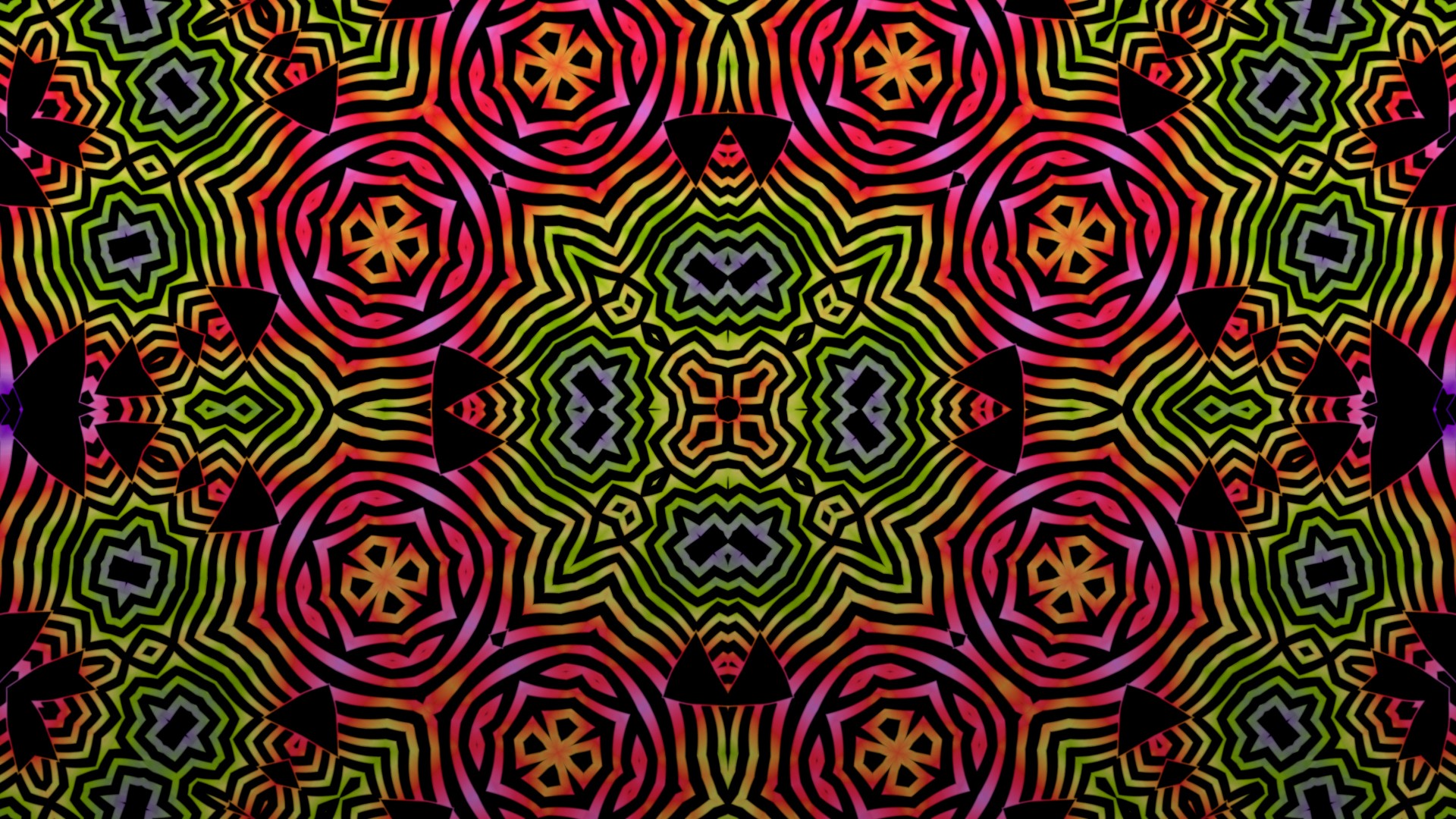 Violet Kaleidoscope Digital Art Wallpapers