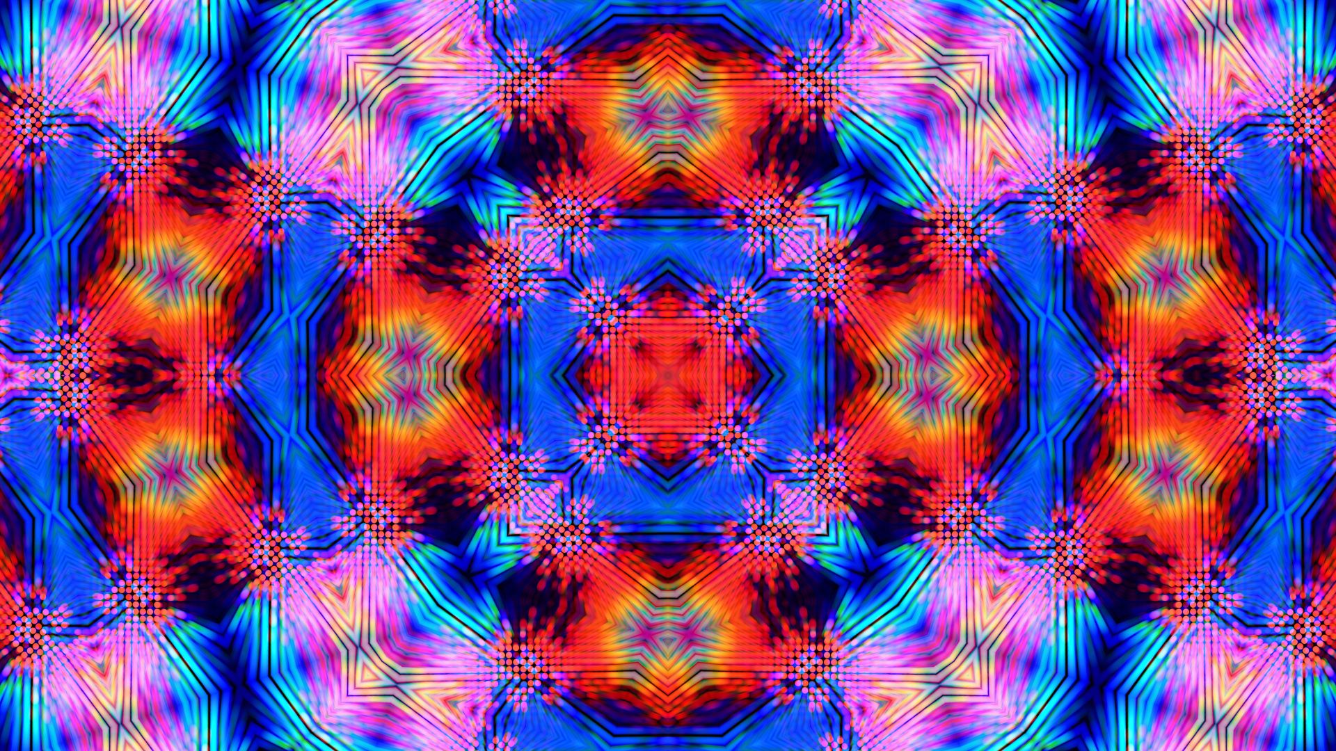 Violet Kaleidoscope Digital Art Wallpapers