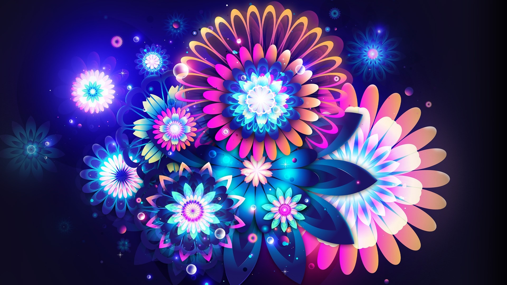 Violet Kaleidoscope Digital Art Wallpapers