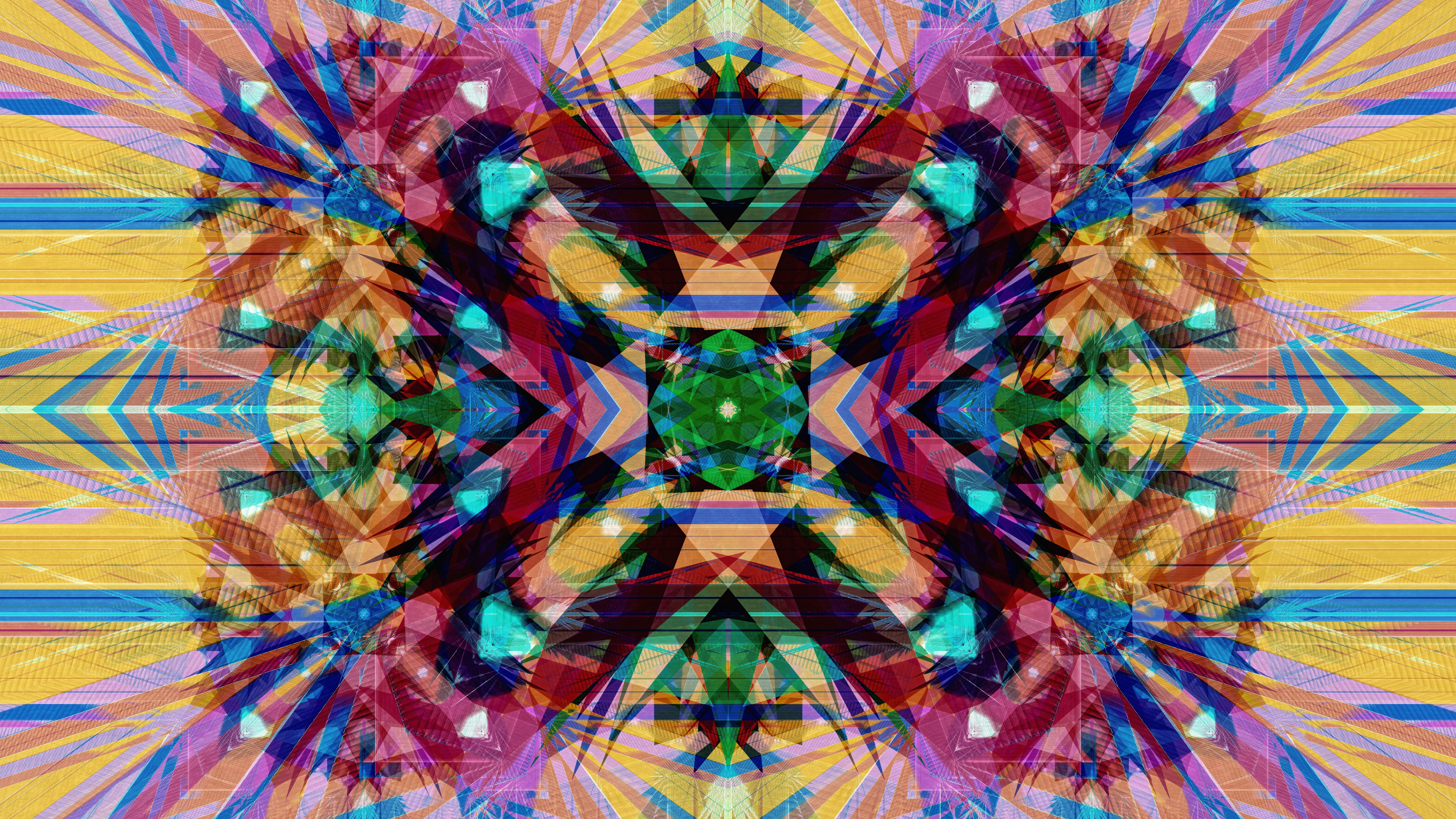 Violet Kaleidoscope Digital Art Wallpapers