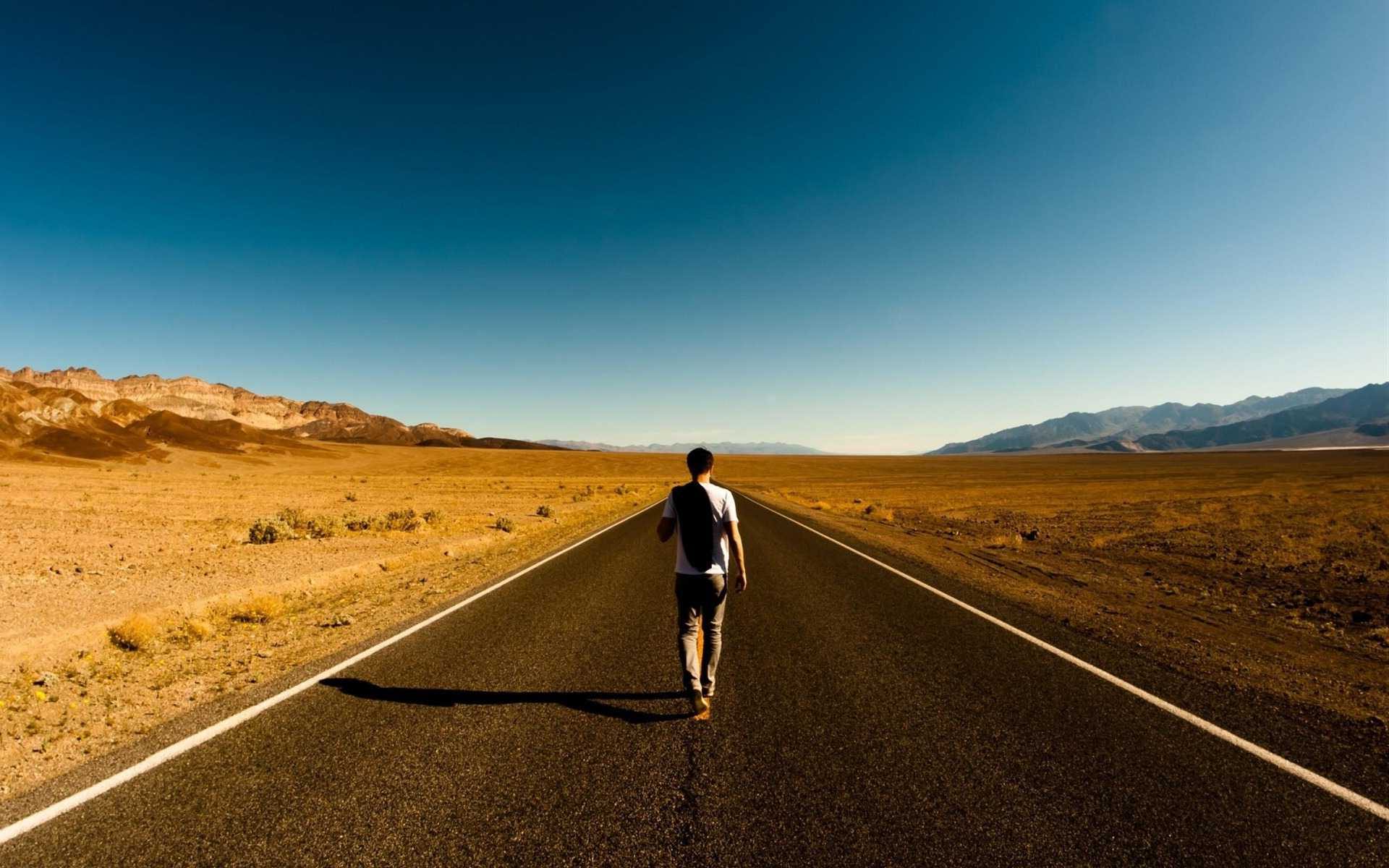 Walking Alone Digital Wallpapers