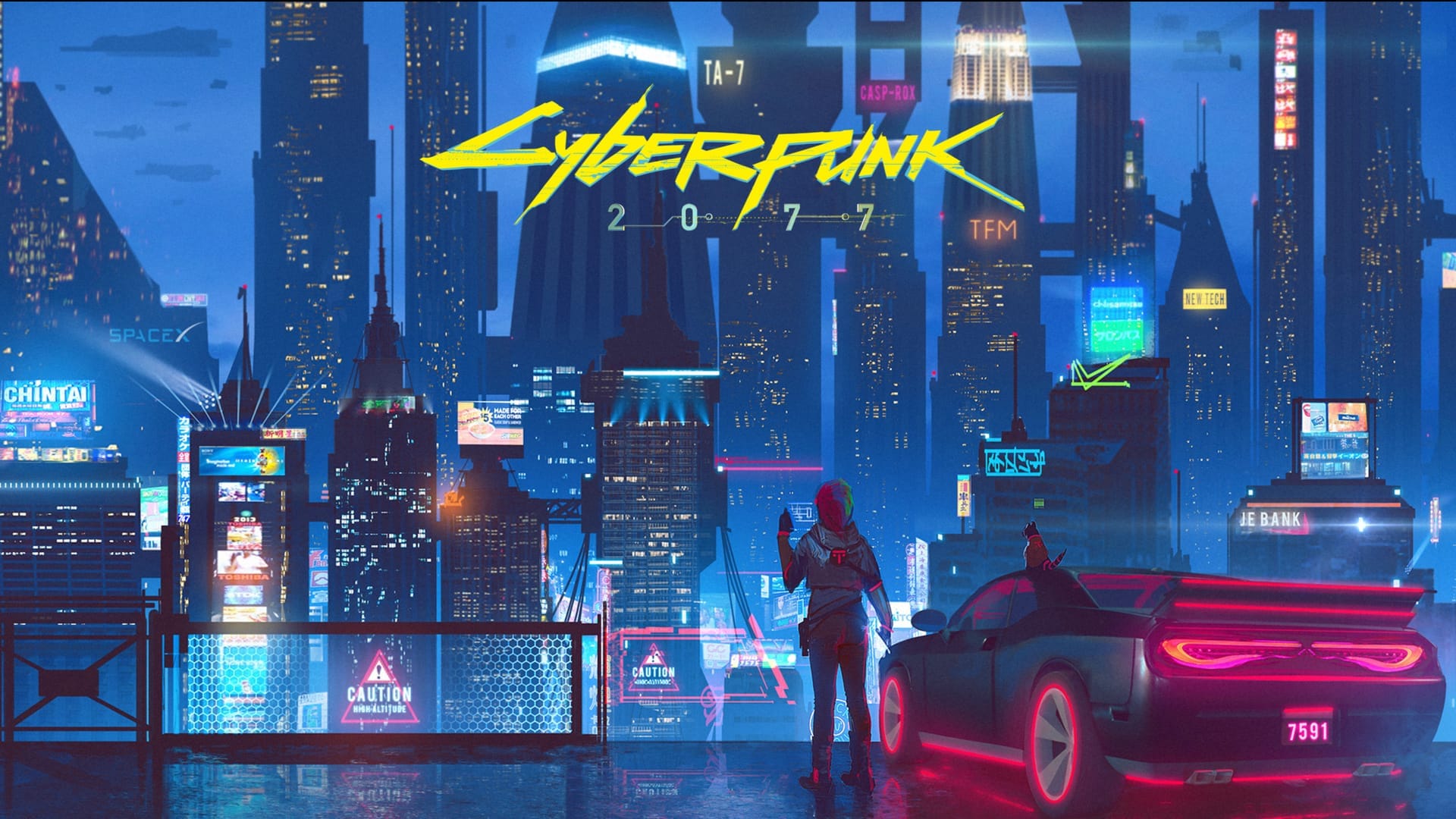 Windows 10 X Cyberpunk 2077 Wallpapers