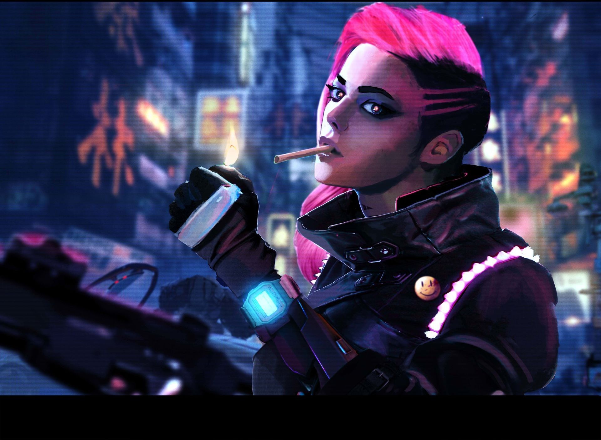 Woman Cyberpunk Wallpapers