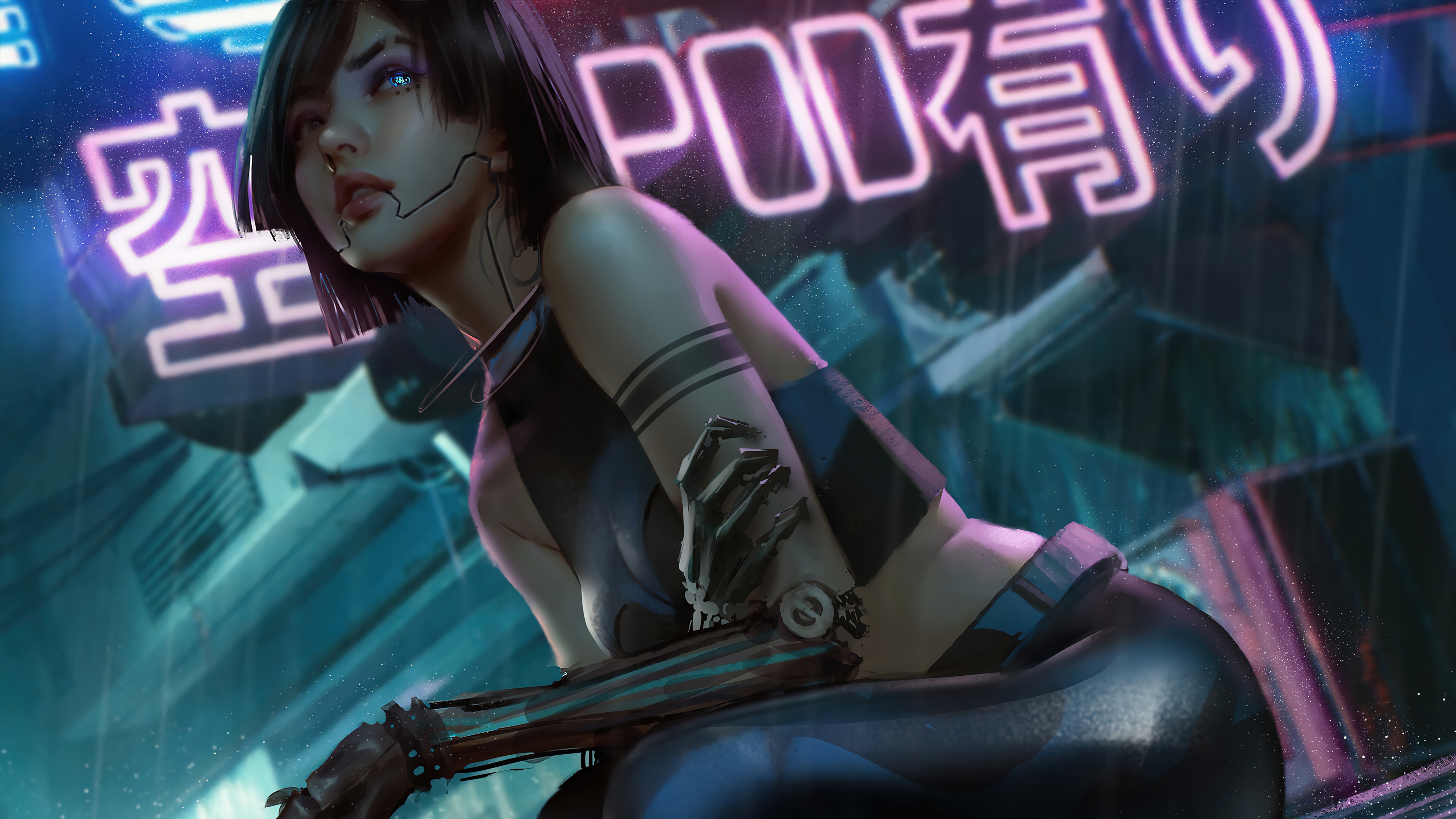 Woman Cyberpunk Wallpapers