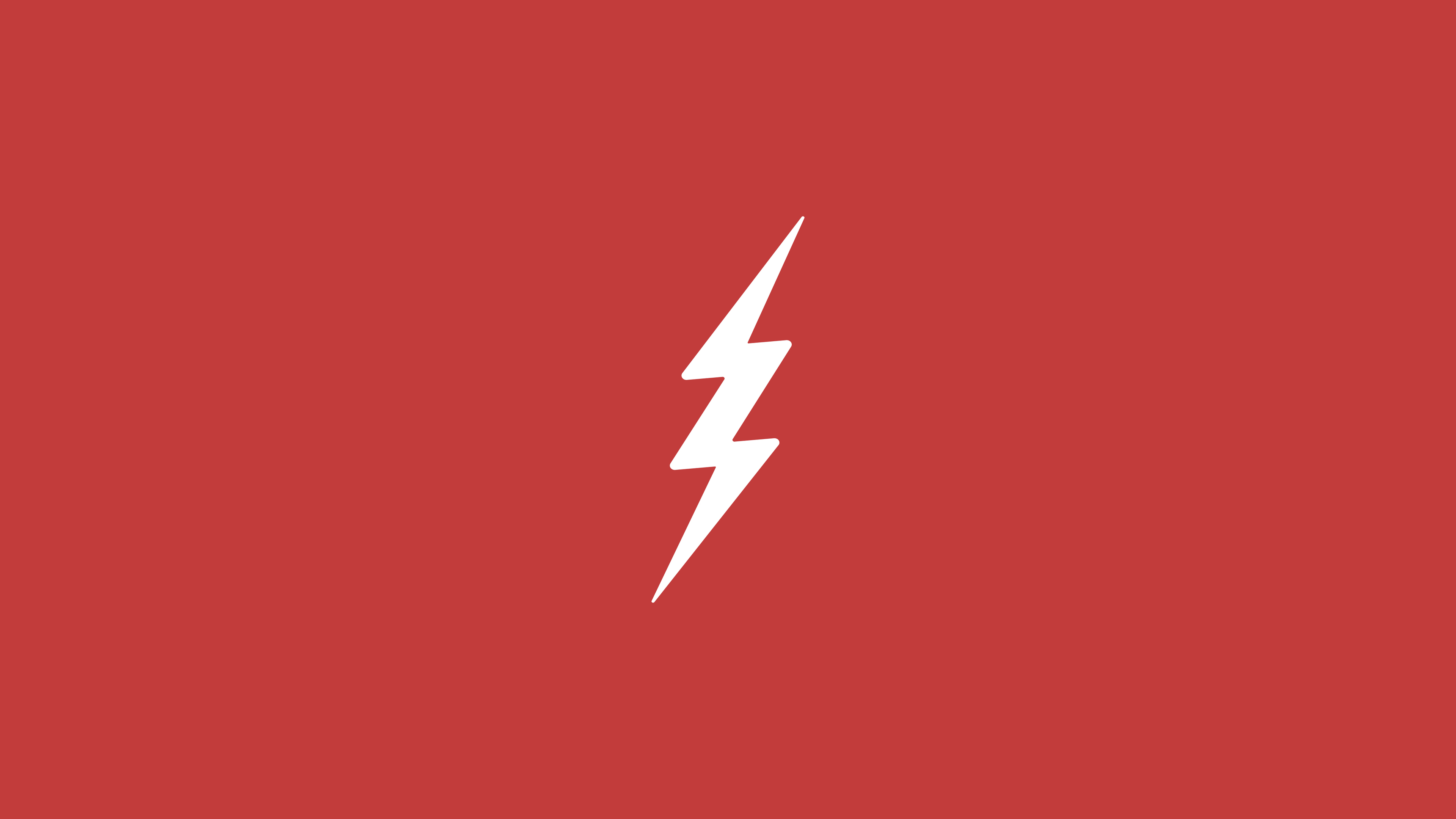 4K Flash Logo Minimal Wallpapers