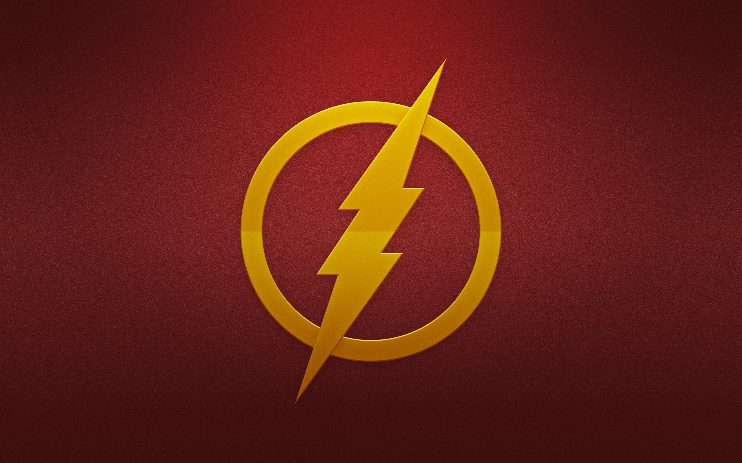 4K Flash Logo Minimal Wallpapers