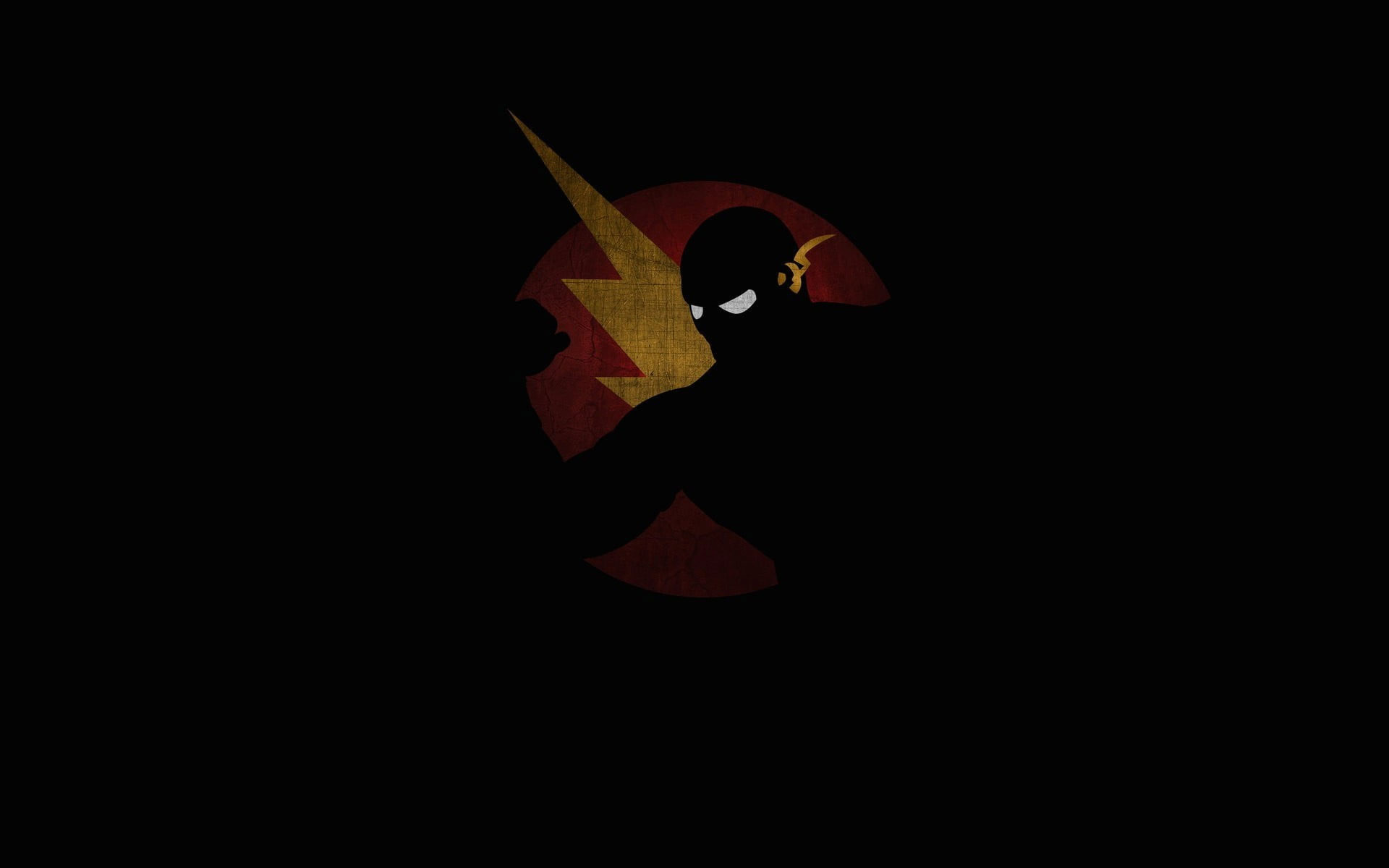 4K Flash Logo Minimal Wallpapers