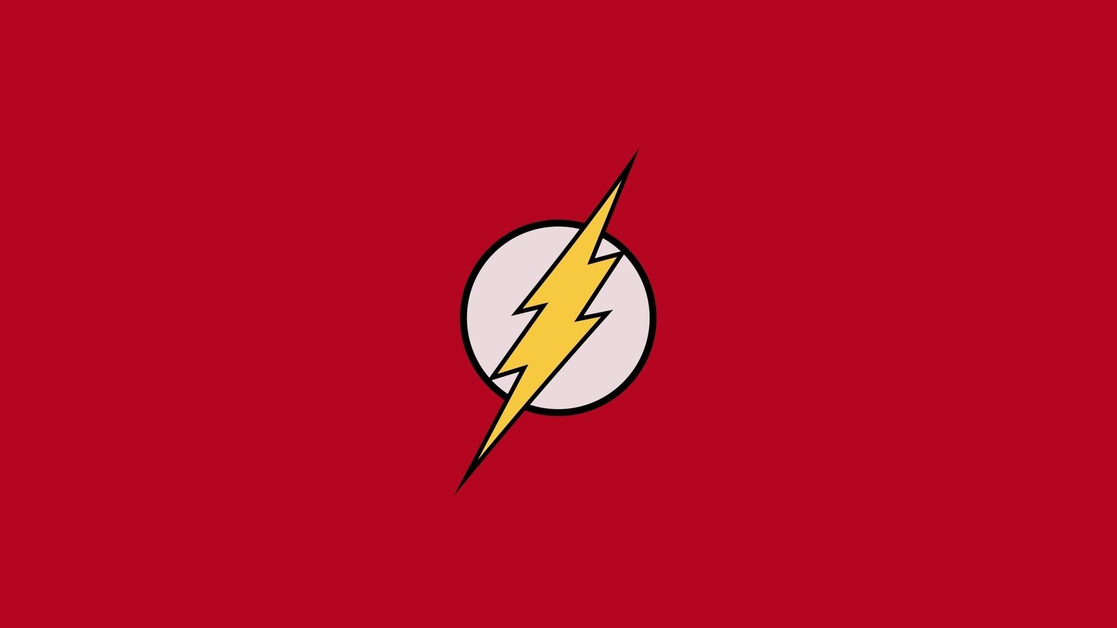 4K Flash Logo Minimal Wallpapers