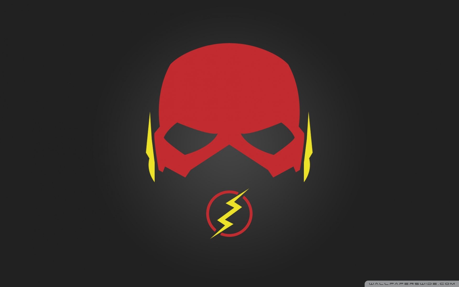 4K Flash Logo Minimal Wallpapers